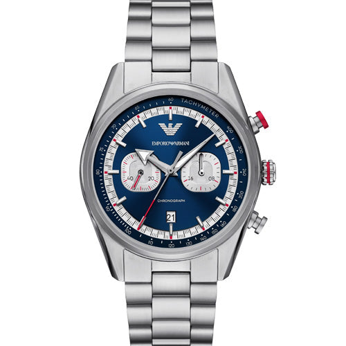 Emporio Armani Racer Blue Dial Men 42mm AR11676