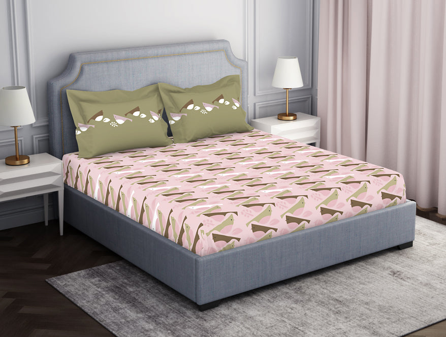 Spaces India Youthopia Floral 100% Cotton Double Bedsheet - Essentials by Spaces - view 8
