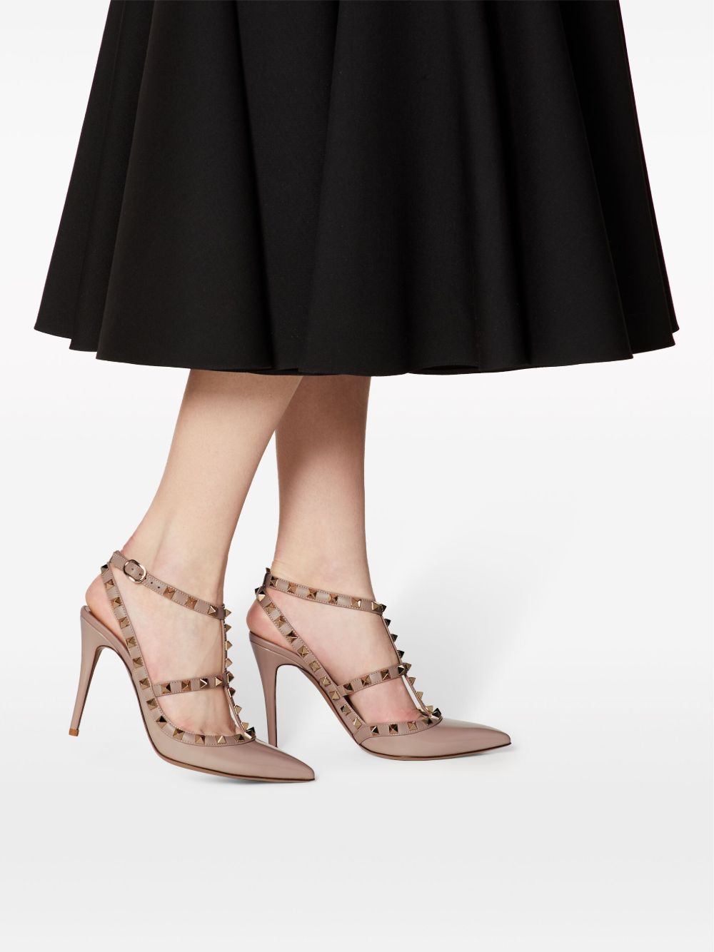Valentino Garavani With Heel POWDER – 100% Calf Leather - view 2