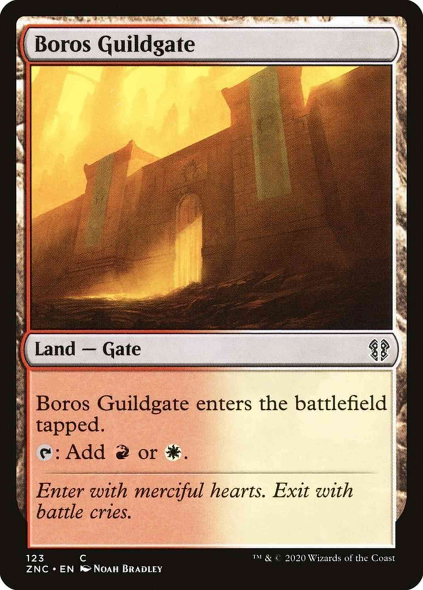 Boros guildgate 123 – Magic Boros Guildgate [123] [Zendikar Rising Commander] [Non-Foil]