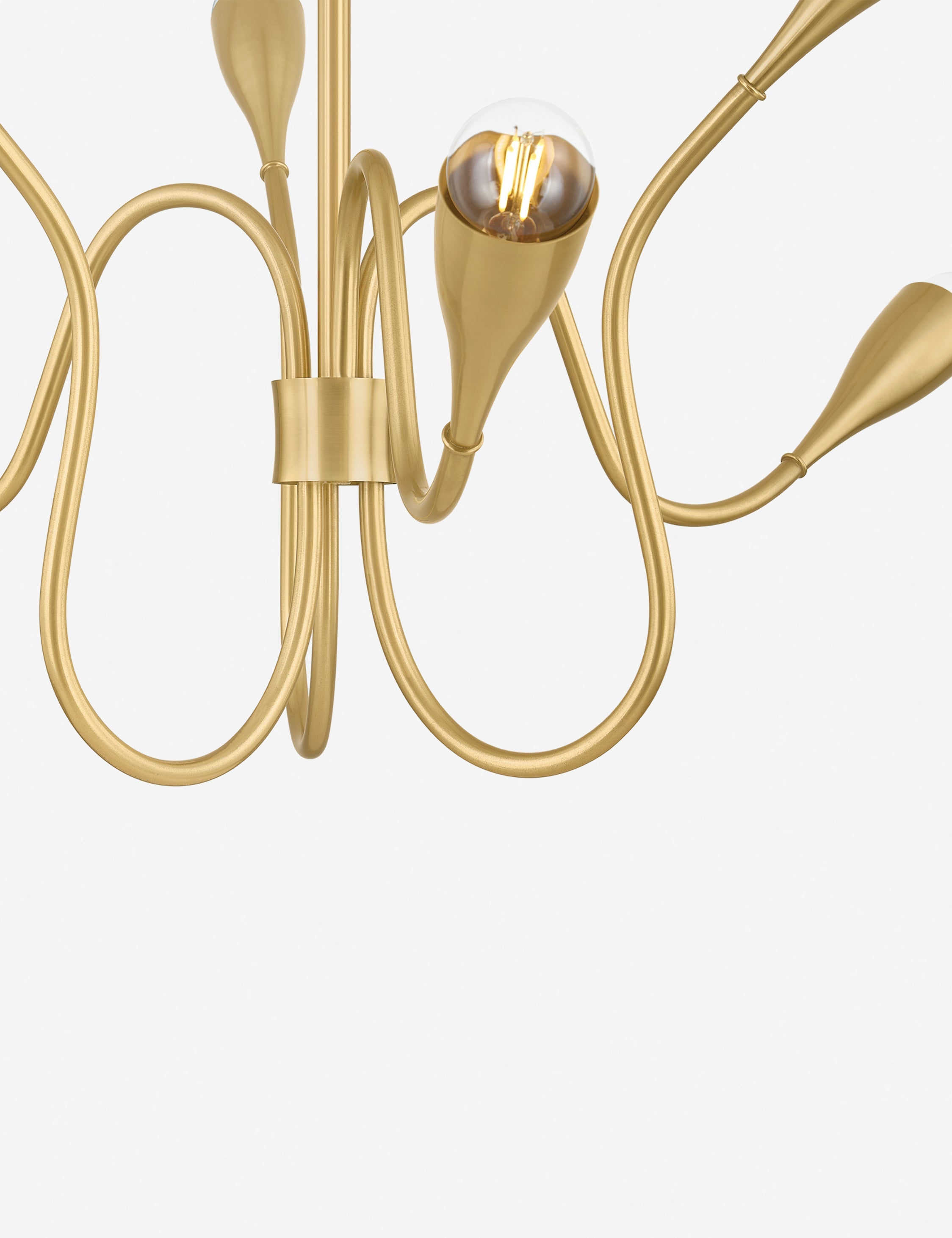 Lulu and Georgia Mabon Chandelier – Aged Brass - view 5