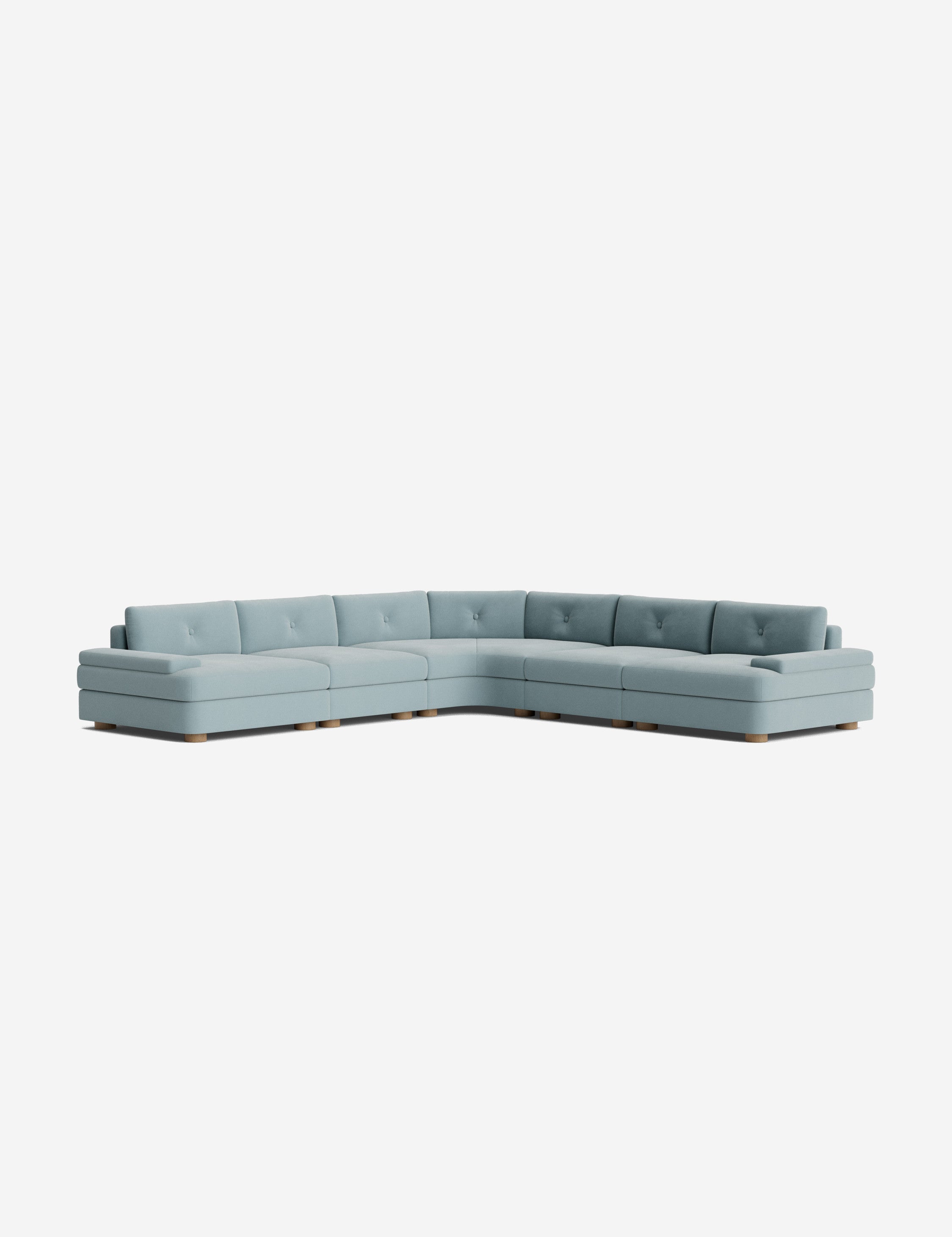 Lulu and Georgia Hill Modular Corner Sectional Sofa - view 7