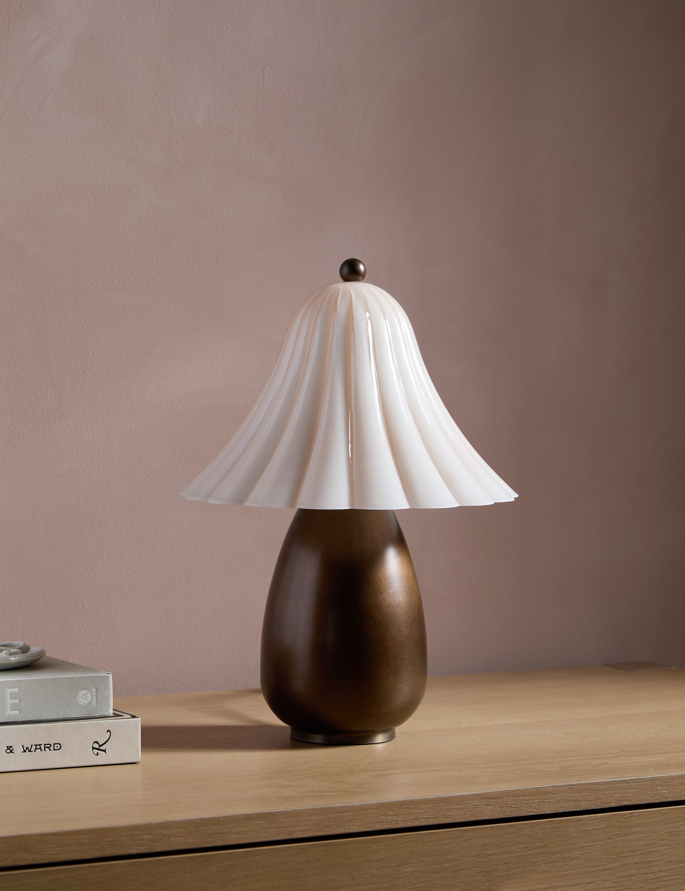 Lulu and Georgia Gladstone Table Lamp – Aged Brass