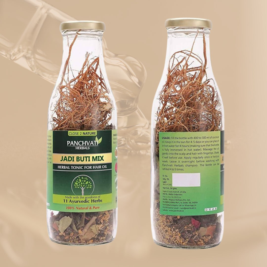 Roposo Clout Jadi Buti Mix Ayurvedic Herbal Hair Oil - view 7