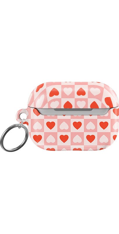 Casetry King of My Heart | Checkered Hearts AirPods Case - view 8