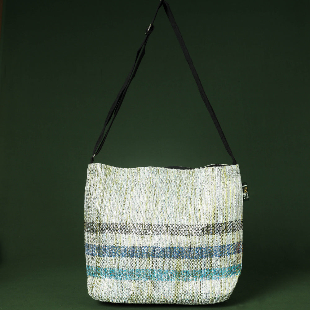 ECOKAARI Beige - Upcycled Weave Handmade Sling Bag