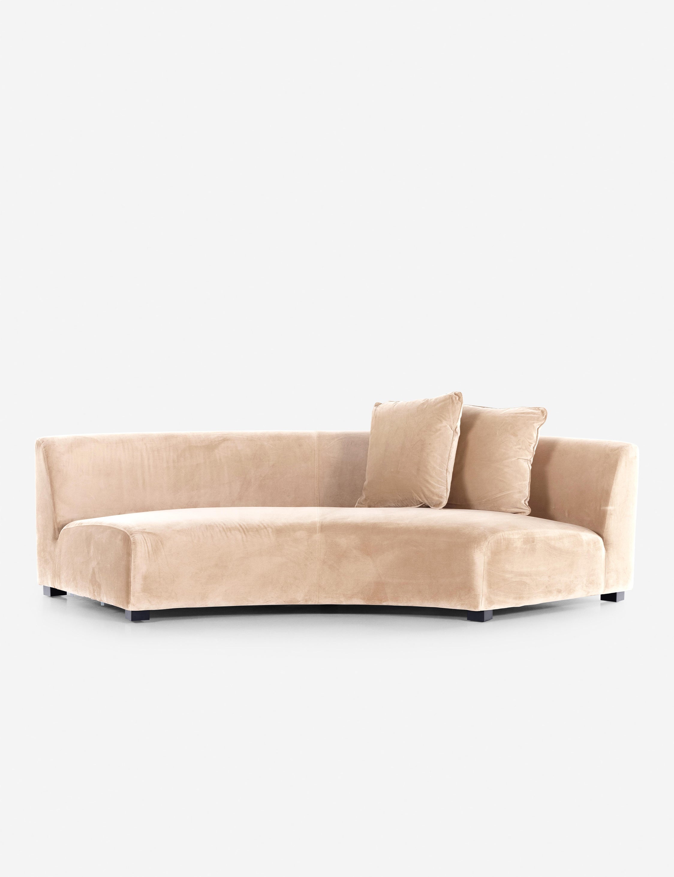 Lulu and Georgia Saban Curved Sofa - view 2