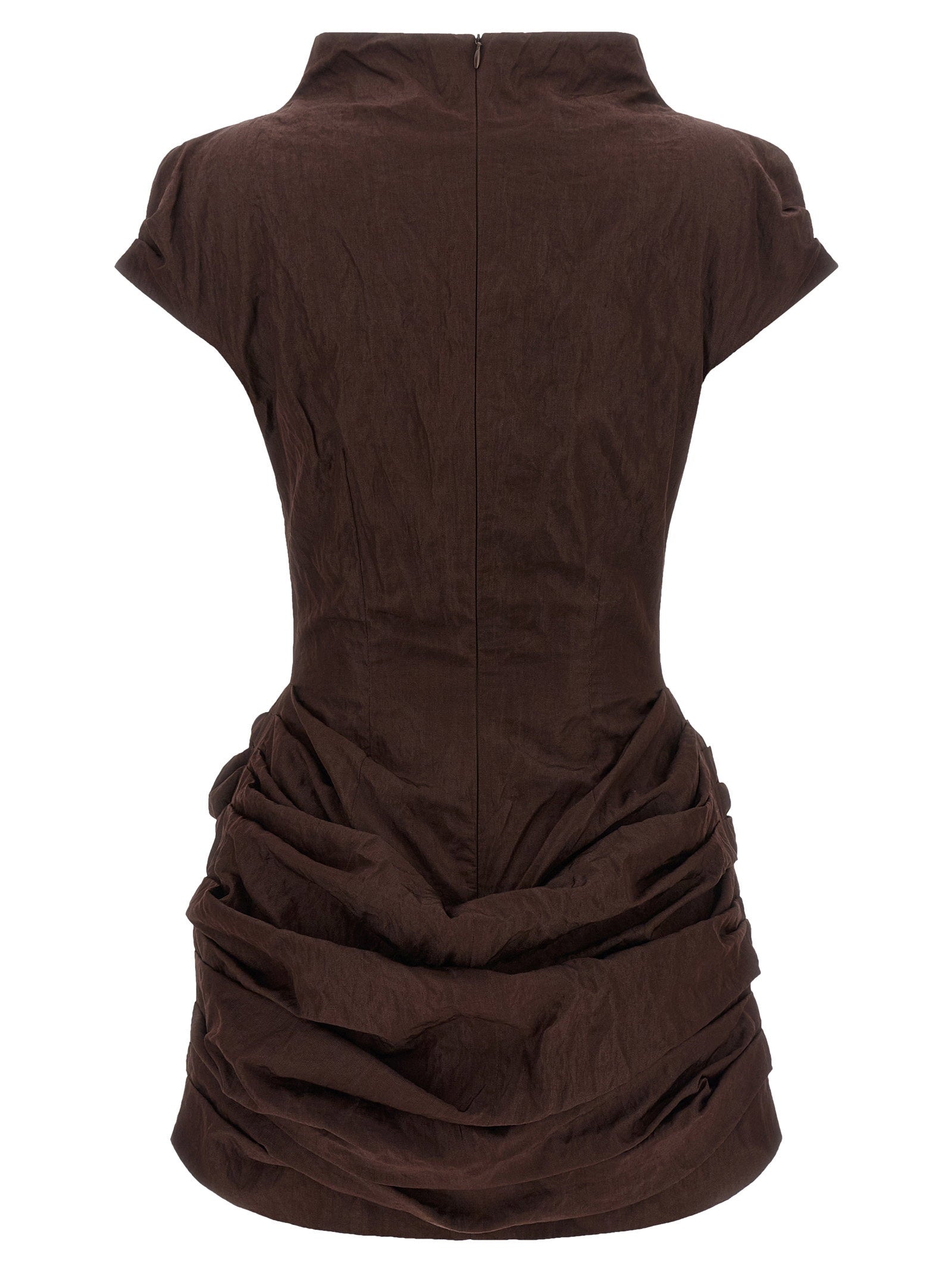 Magda Butrym 48 Dress – 90% cotton, 10% metal - view 2