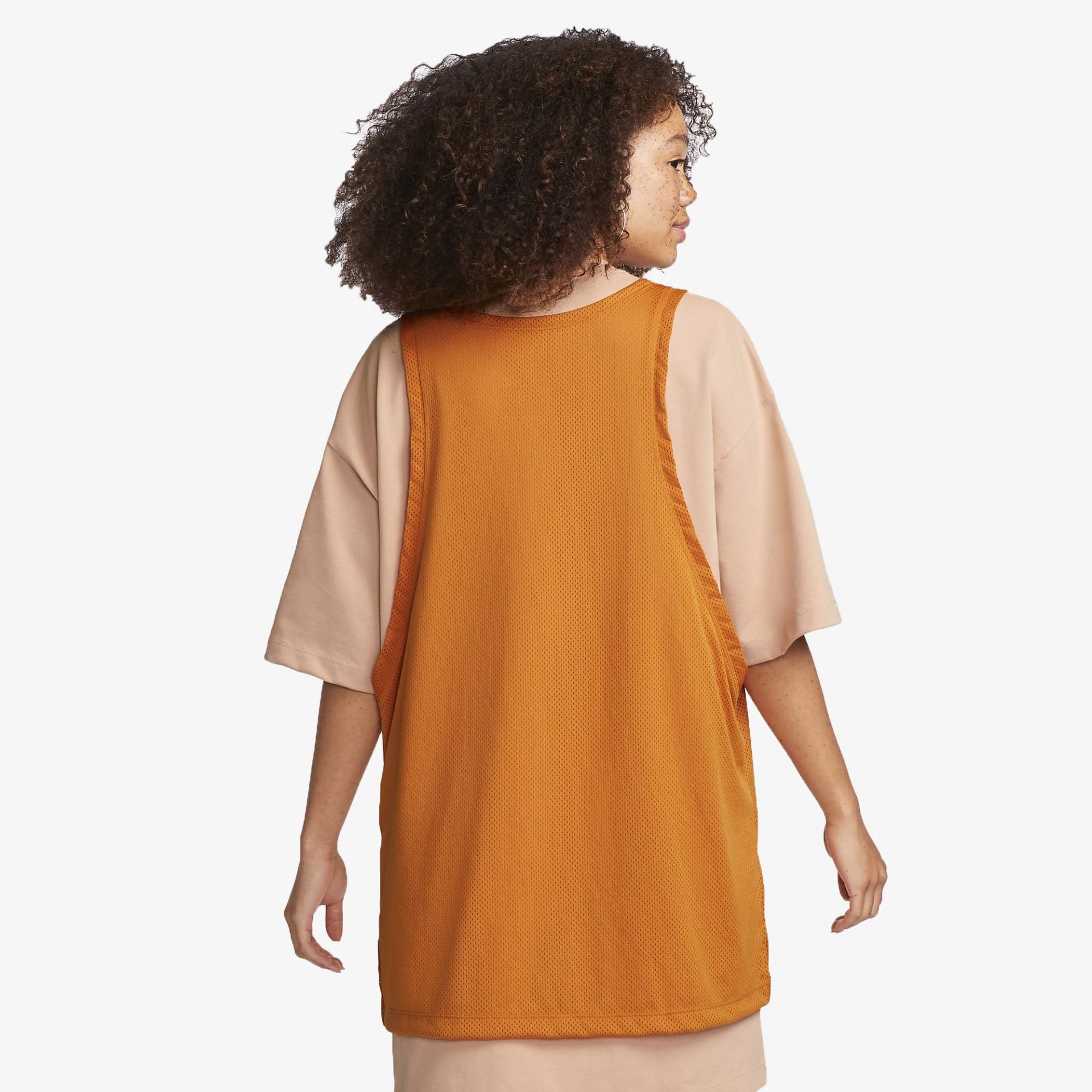 Jordan | JORDAN ESSENTIALS DRESS { WHITE ONXY / LIGHT CURRY - view 2
