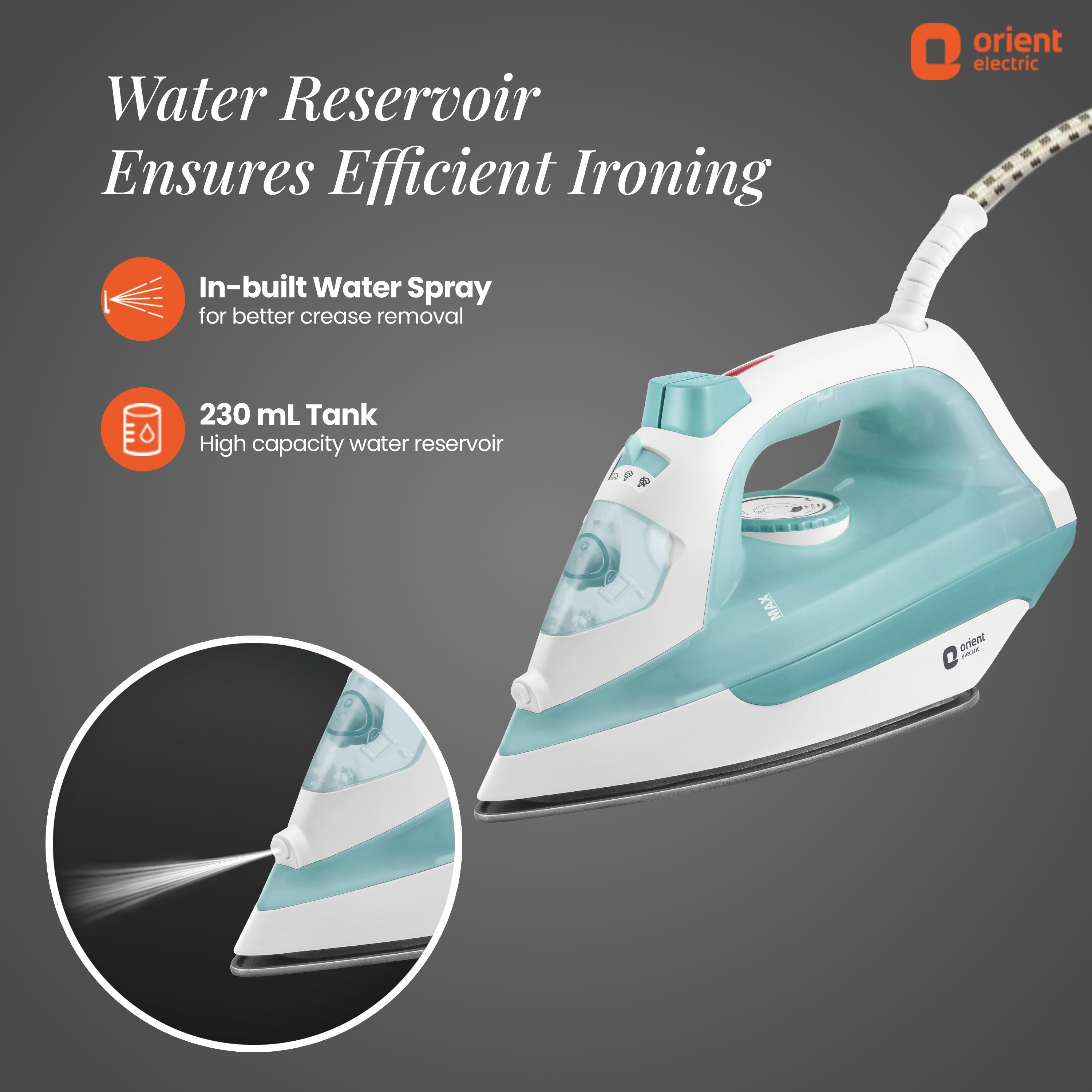 orientelectric Fabrifeel Non Stick Steam Iron for Clothes - view 15