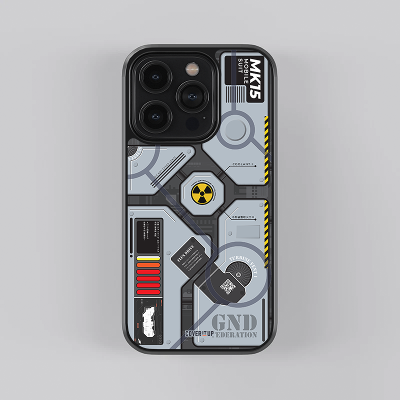 Design Phone Cases Gundum Circuit X-Ray Glass Case