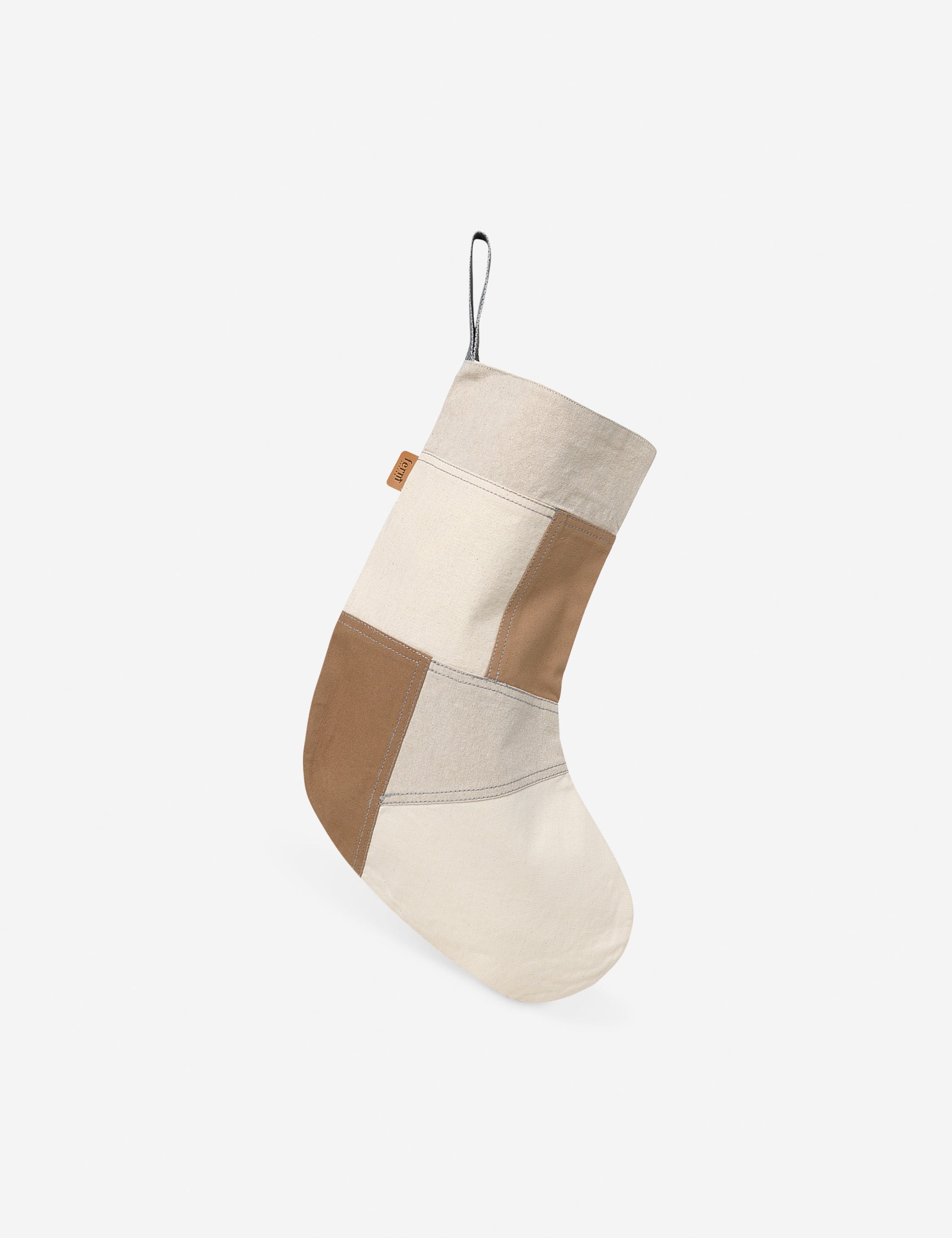 Lulu and Georgia Tonal Christmas Stocking by Ferm Living