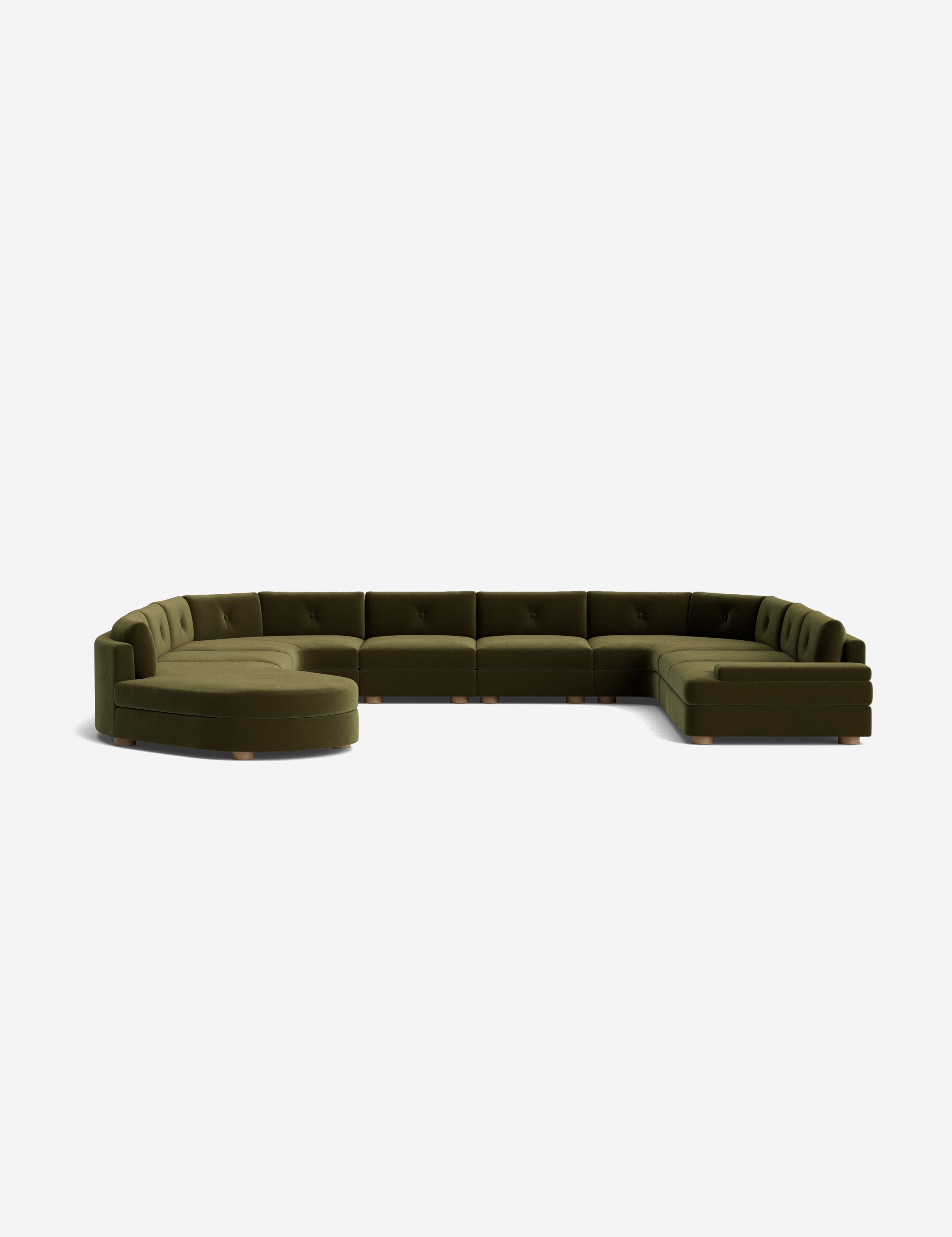 Lulu and Georgia Hill Modular U-Shaped Sectional Sofa - view 20