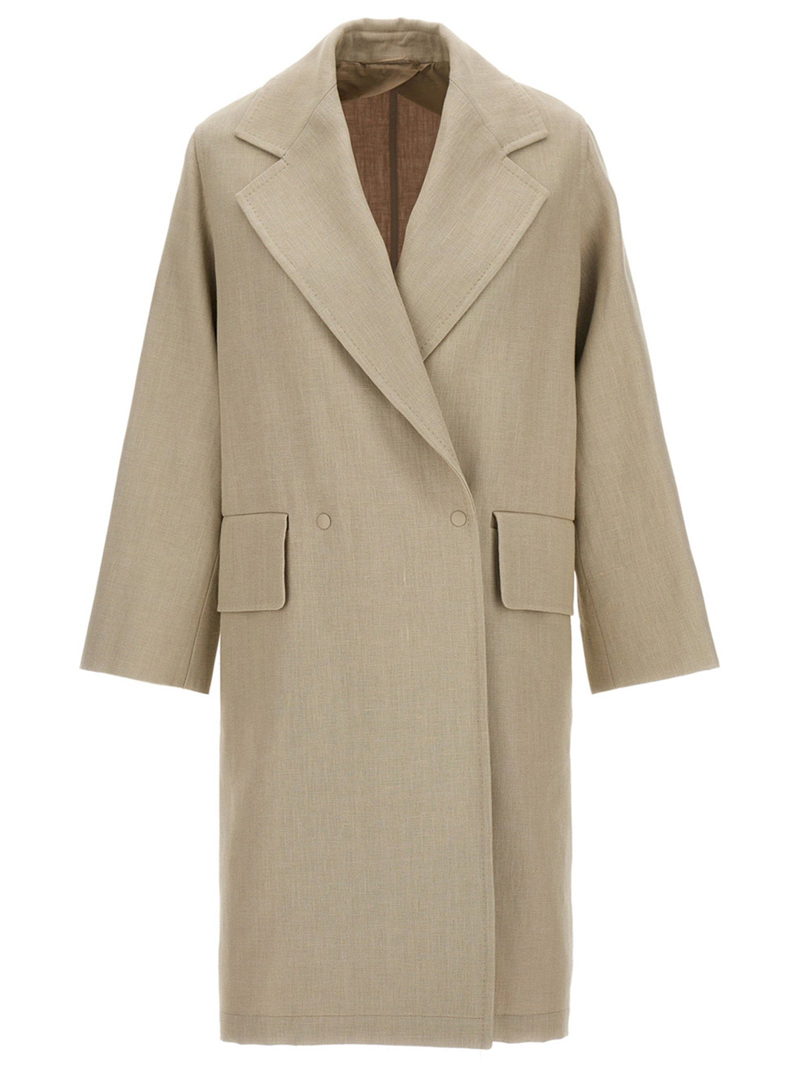 Mescal trench coat – Max Mara Mescal’ Trench Coat – 100% linen