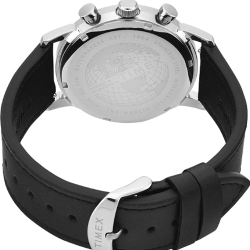 Timex Marlin Silver-Tone Round Dial Analog Men's Watch 42mm TWEG26703 - view 4