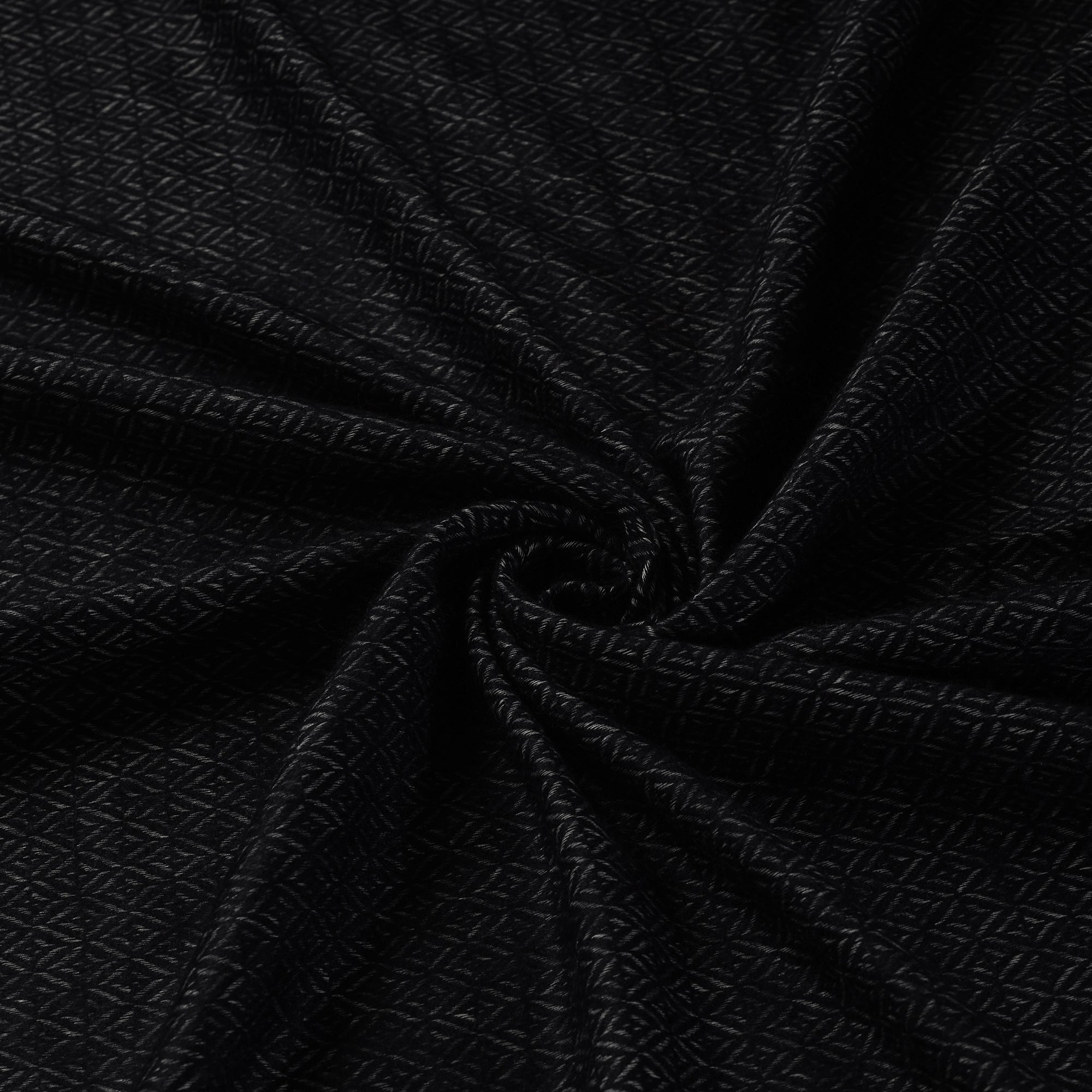 ITOKRI CRAFTS INITIATIVE Black - Acrylic Fine Wool Fabric 33 - view 3