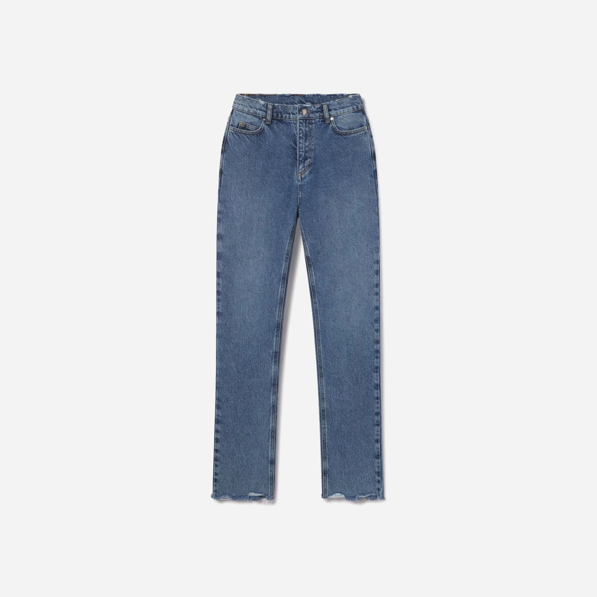 KHY Classic Straight Leg Denim Light Wash