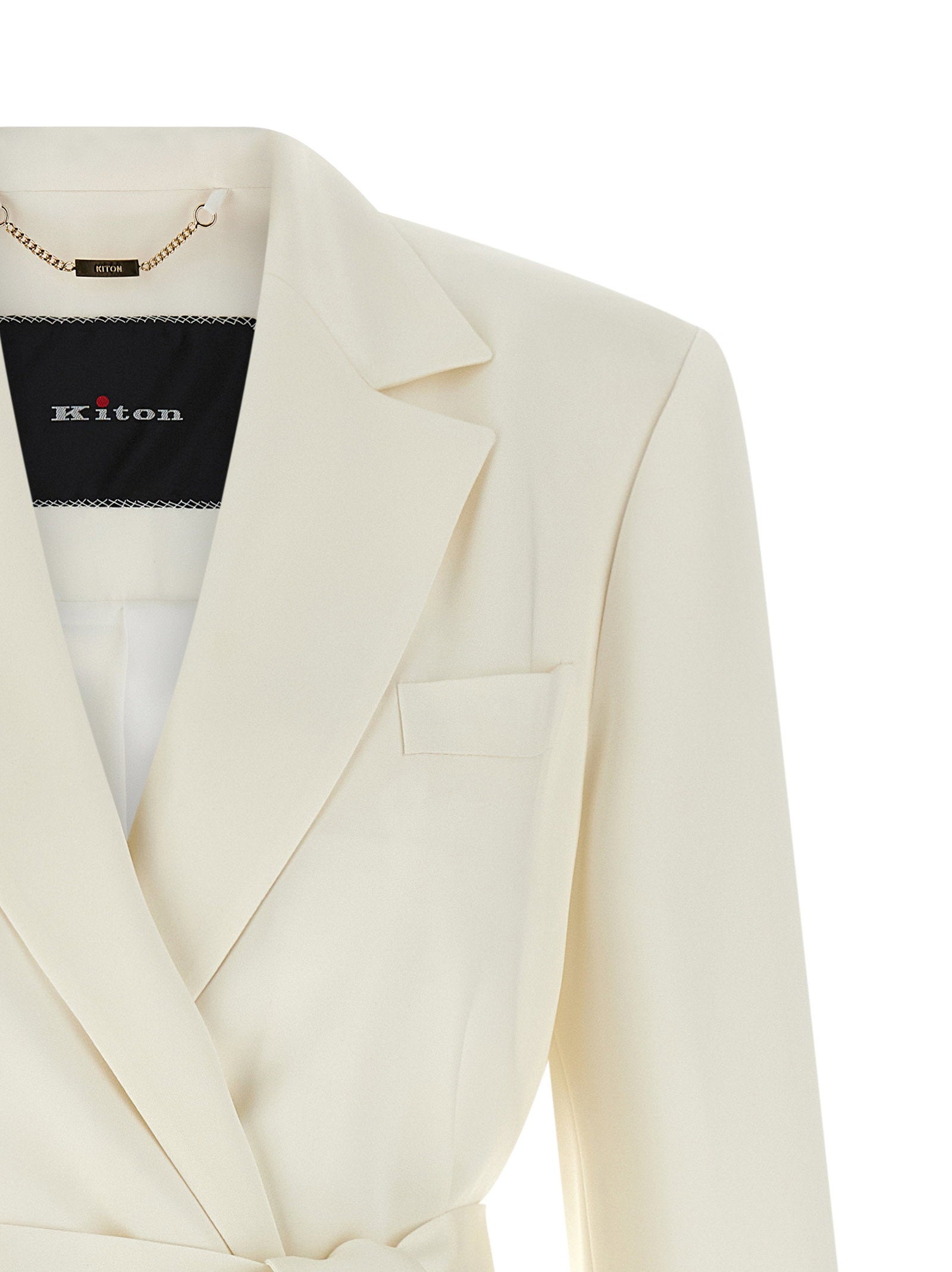 Kiton Silk Blazer – 95% silk, 5% elastane - view 3
