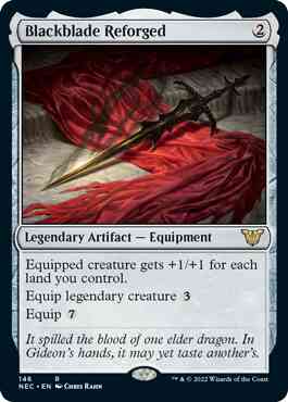 Blackblade reforged 146 – Magic Blackblade Reforged [146] [Kamigawa: Neon Dynasty: Commander] [Non-Foil]