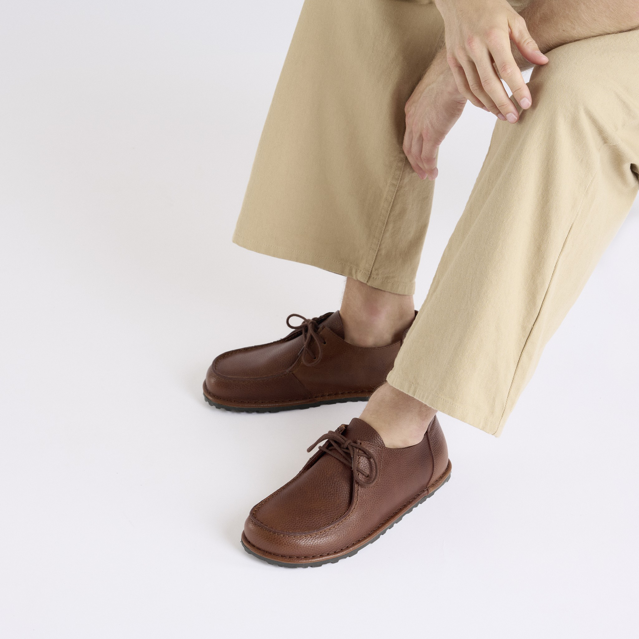 Birkenstock Utti Lace Natural Leather – Brown / Roast - view 6
