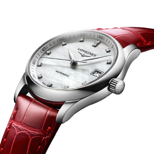 Longines Master Collection White Mother-Of-Pearl dial Women 34mm - view 2