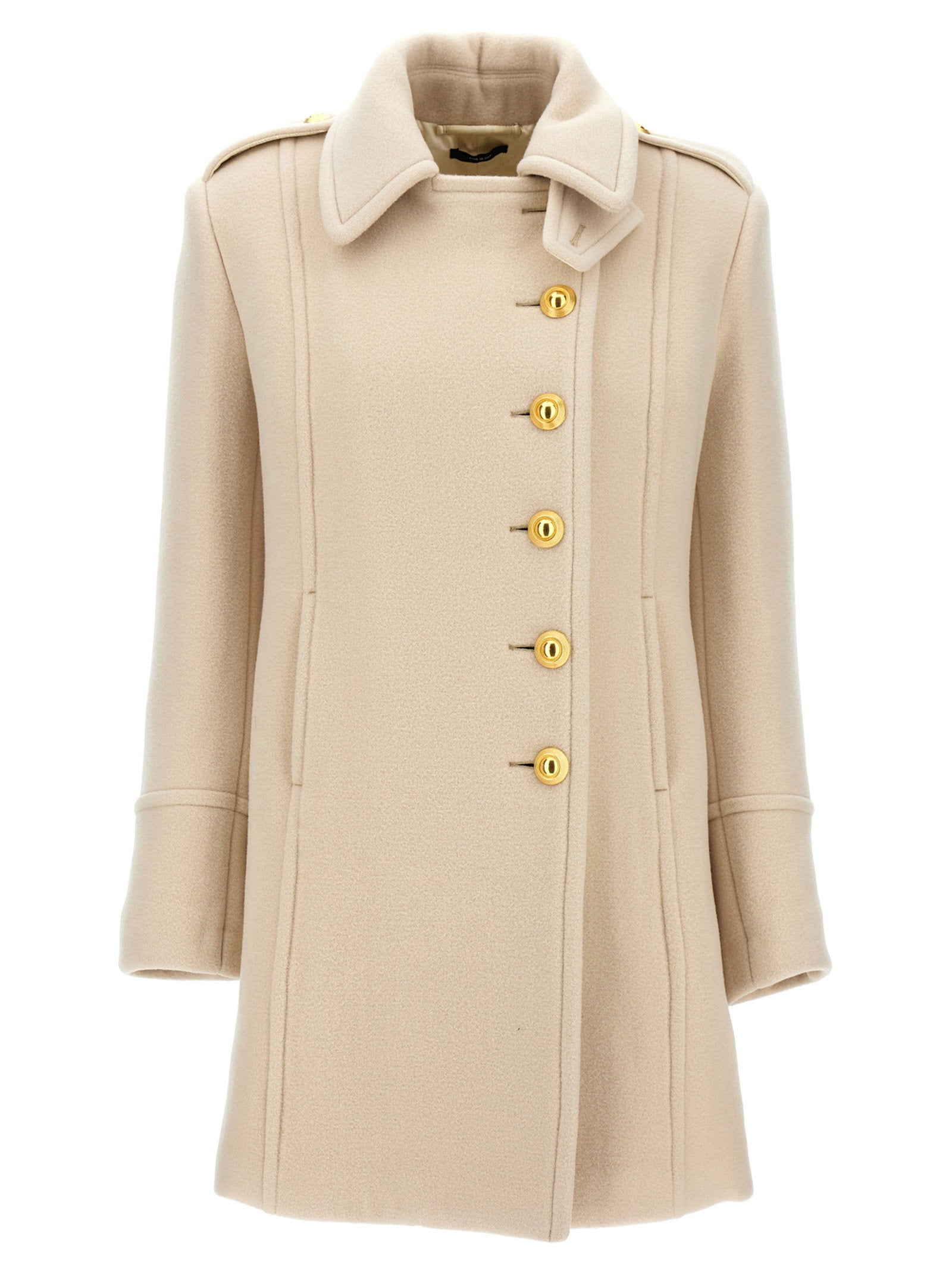 Tom Ford Single-breasted Wool Coat – 90% wool, 10% cashmere