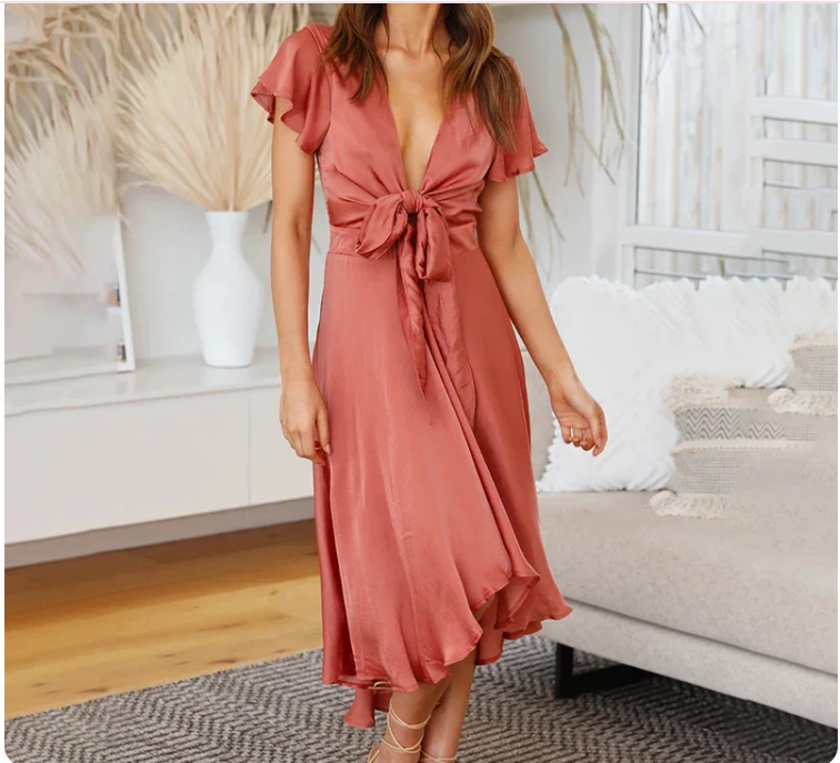 Alamode By Akanksha Arina Satin Dress