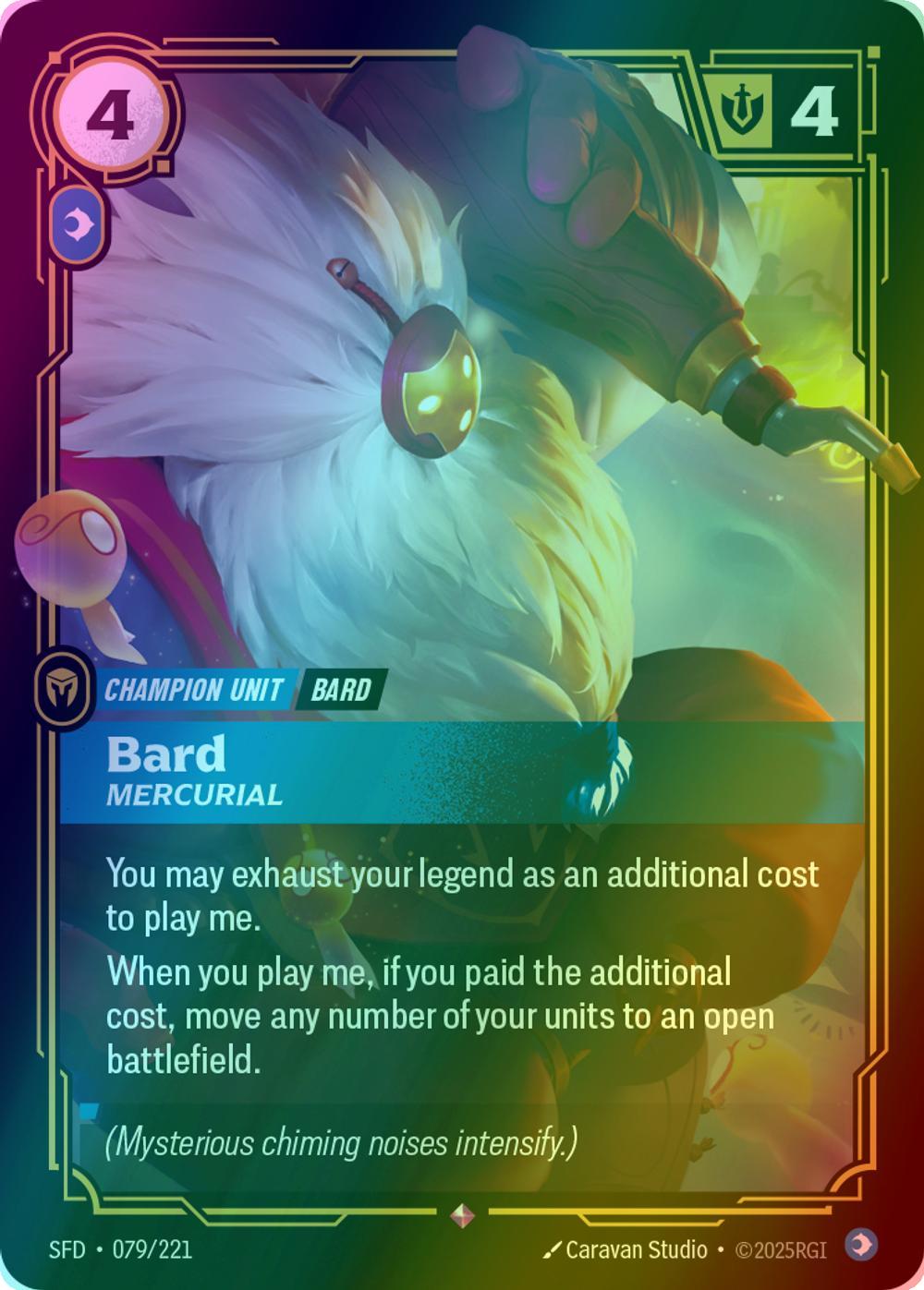 221 spiritforged foil – Riftbound Bard - Mercurial - 079/221 [Spiritforged] [Foil]