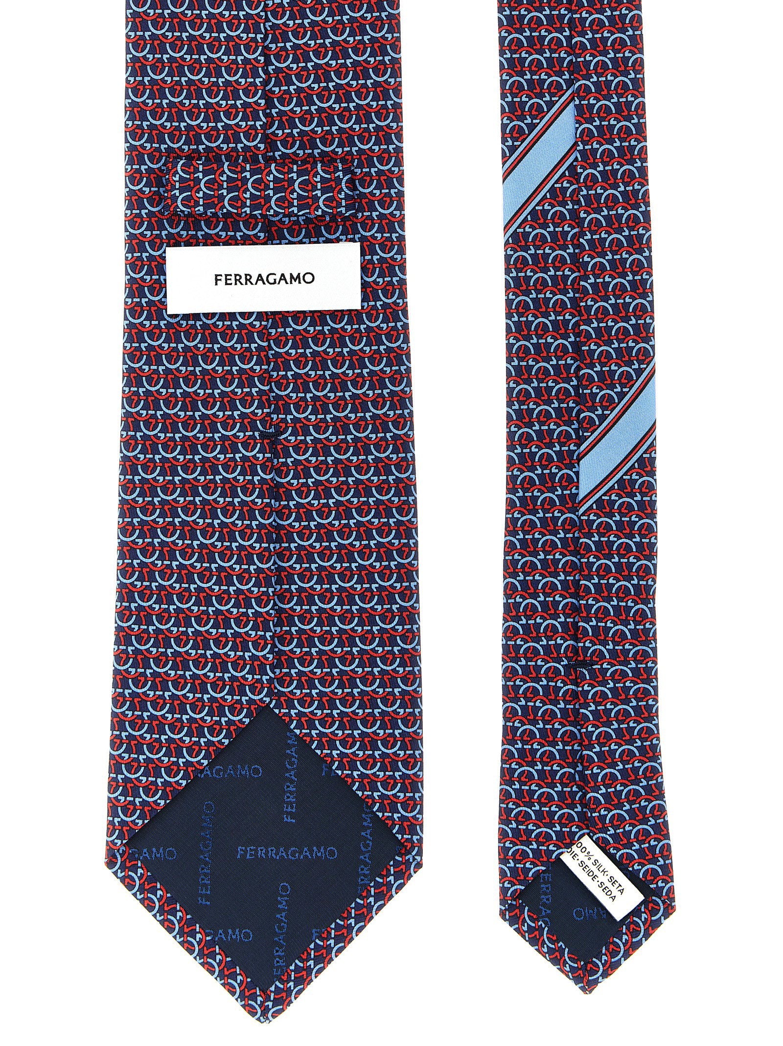Ferragamo Cerchio Tie – 100% silk - view 2