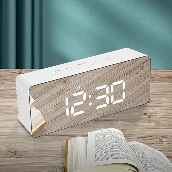 Roposo Clout Digital Smart Mirror Alarm Clock - view 3