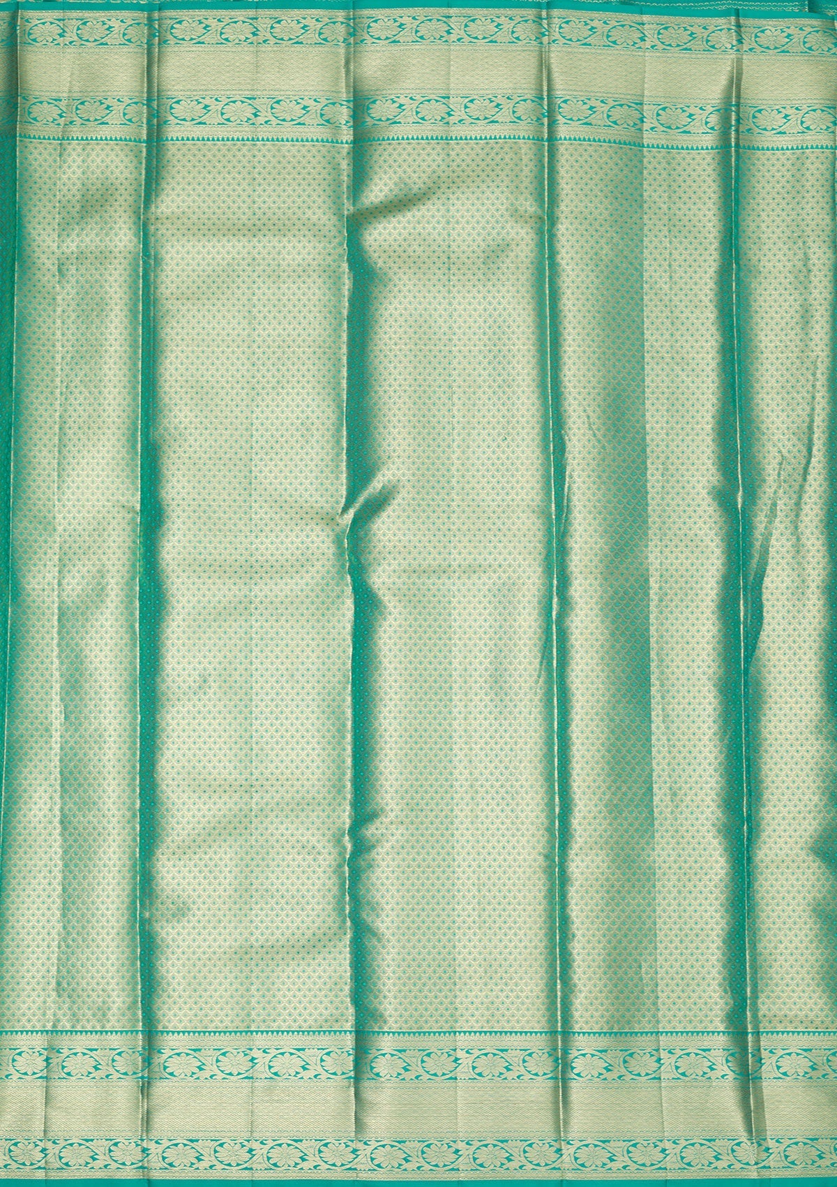 Koskii Rama Green Zariwork Pure Silk Saree – Women's - view 5