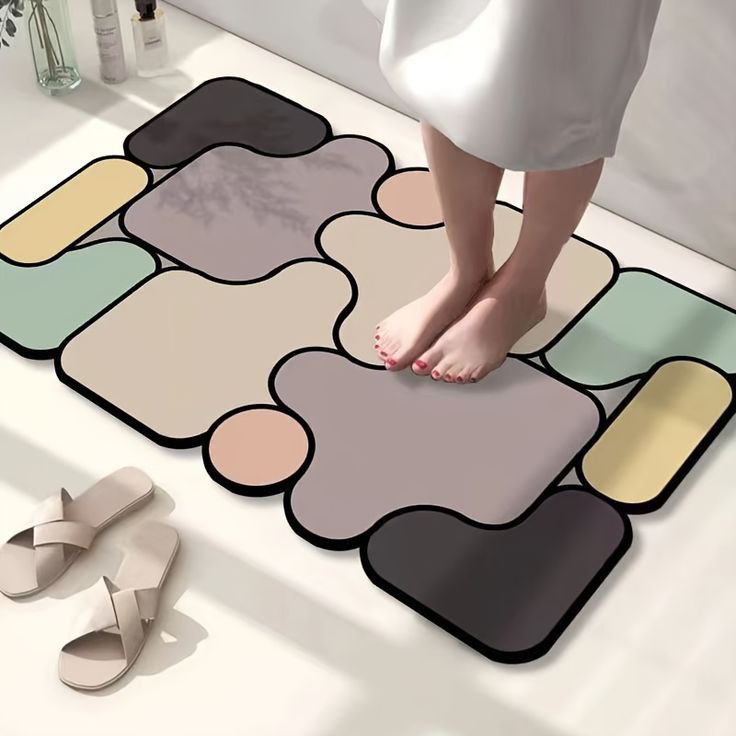 Catterton 5D Puzzle Quick-drying Bathroom Mat