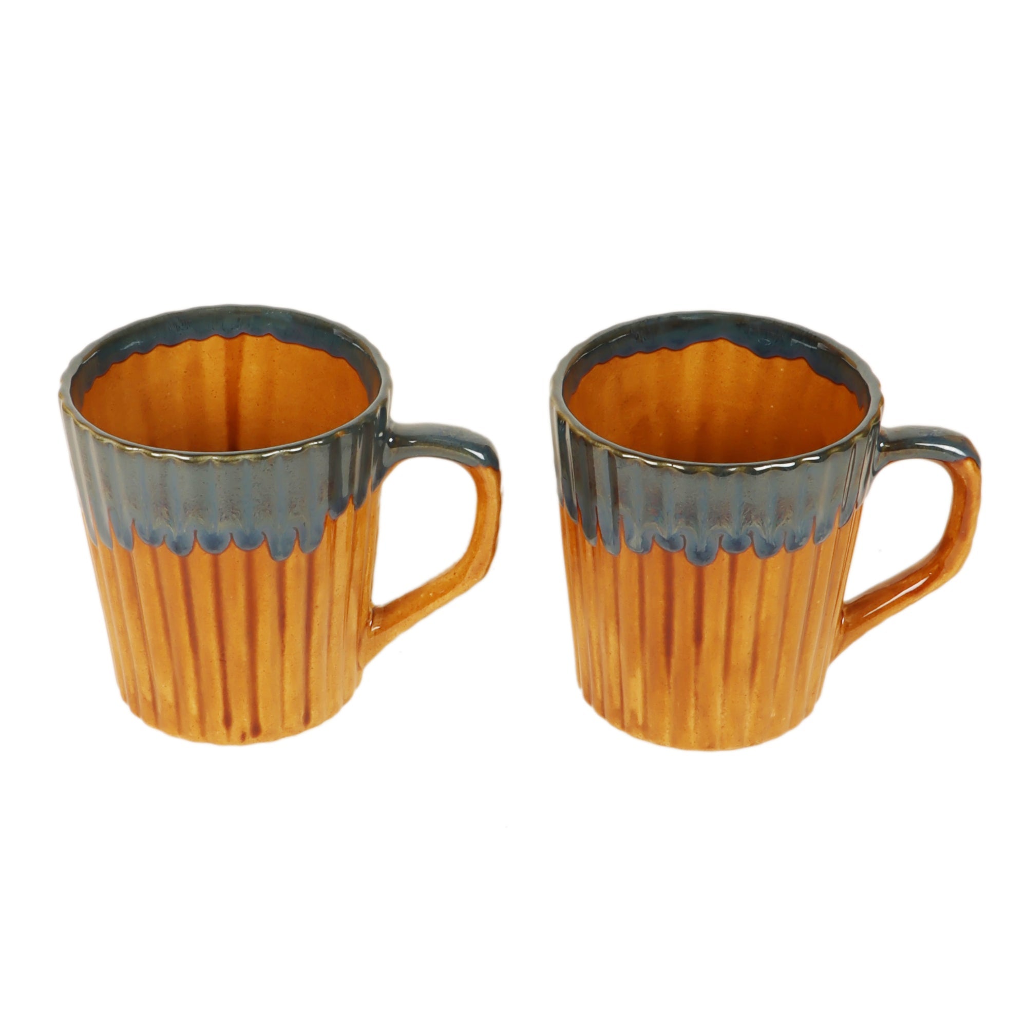 ART CREATIONS BY SUMAN SONTHALIA Brown - Rustic Mugs Set of 2 - view 3