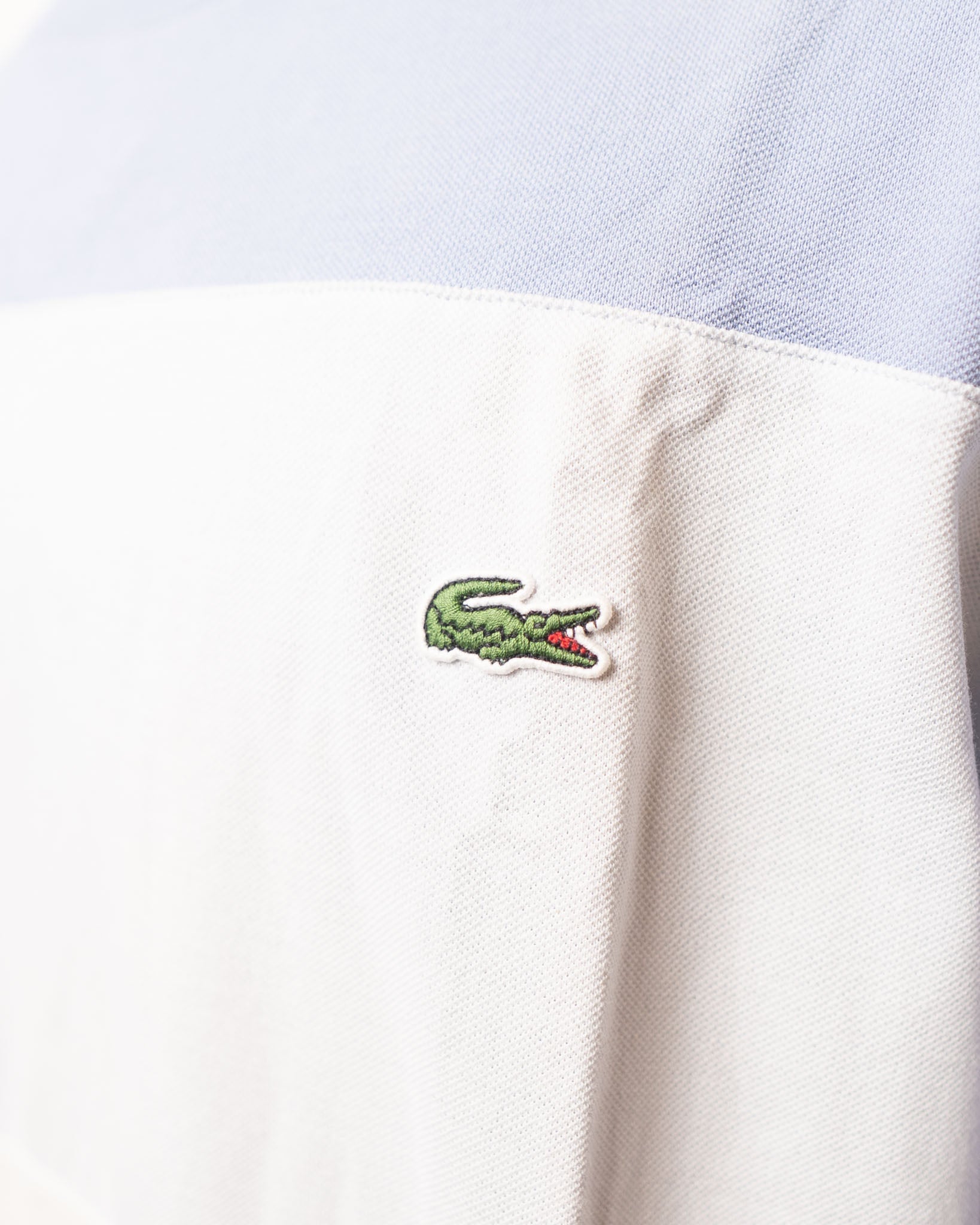 Lacoste Blue Lavender Colourblocked Tshirt - view 4