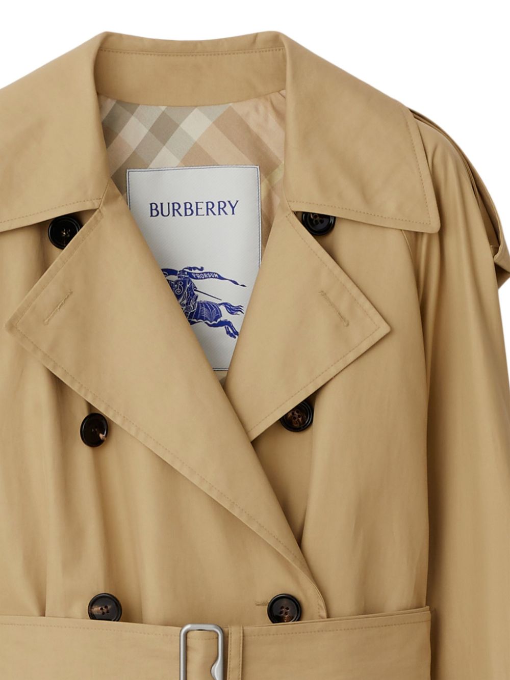 Burberry Belted Cotton Trench Coat – Cotton 100% - view 2