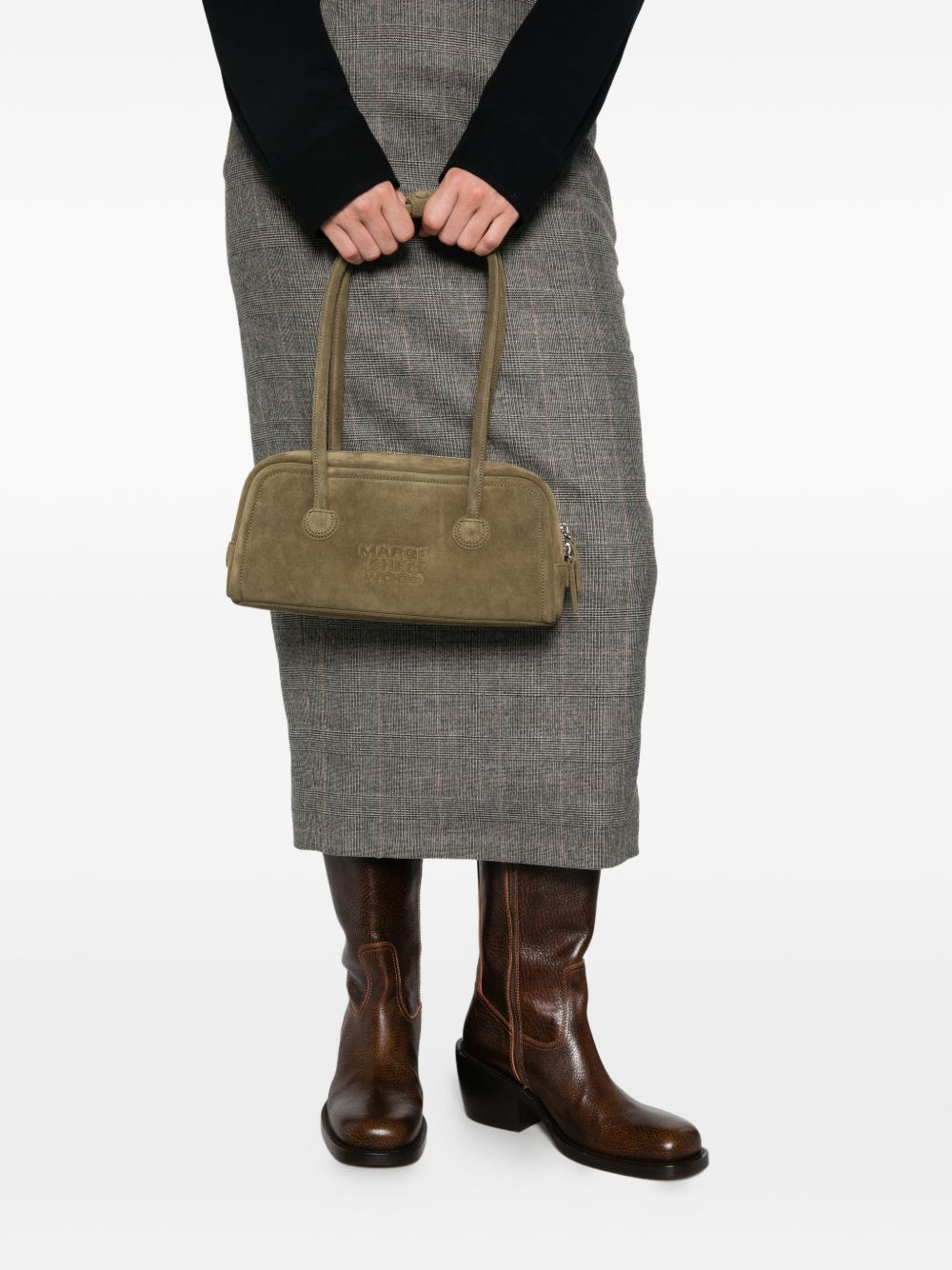 MARGESHERWOOD Bags.. GREEN – Calf Suede 100 % - view 2