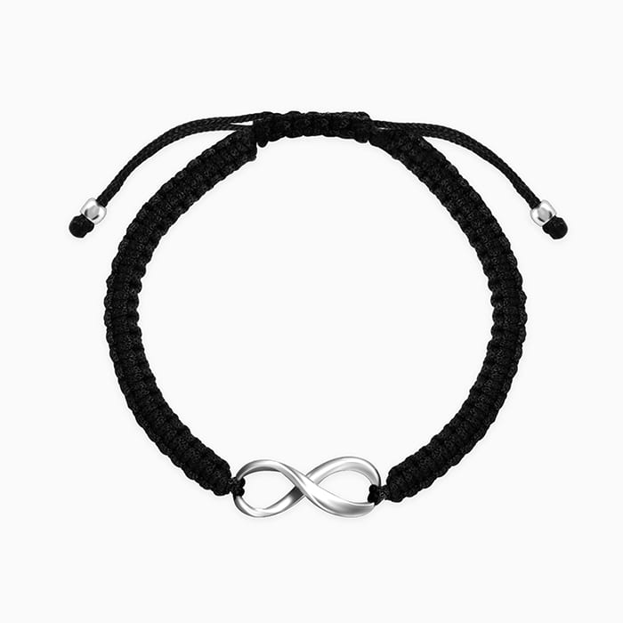 GIVA Jewellery Silver Infinity Bracelet