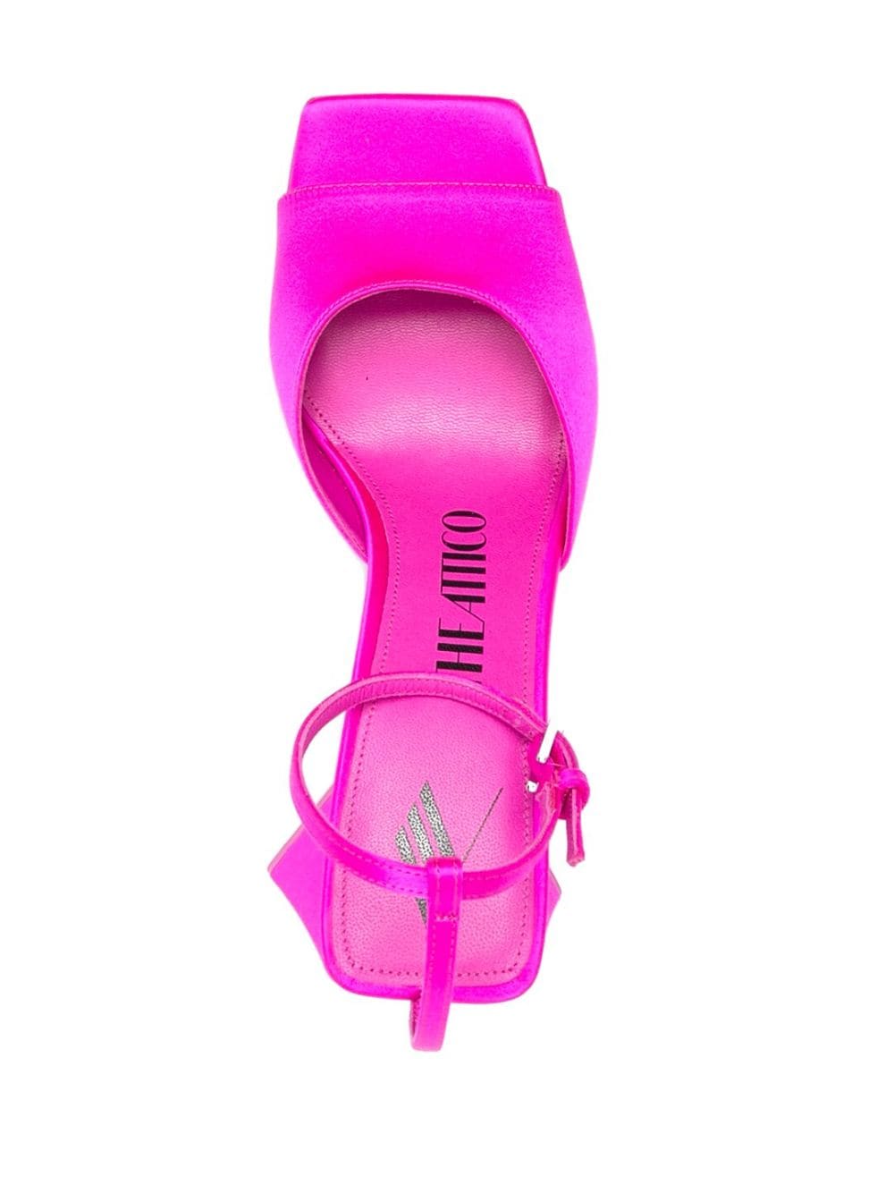 The Attico Piper satin sandals - view 2