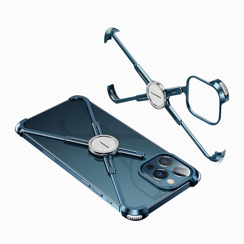 Apple iPhone 12 Pro Slim Aluminium Kickstand Bumper Frame - view 3