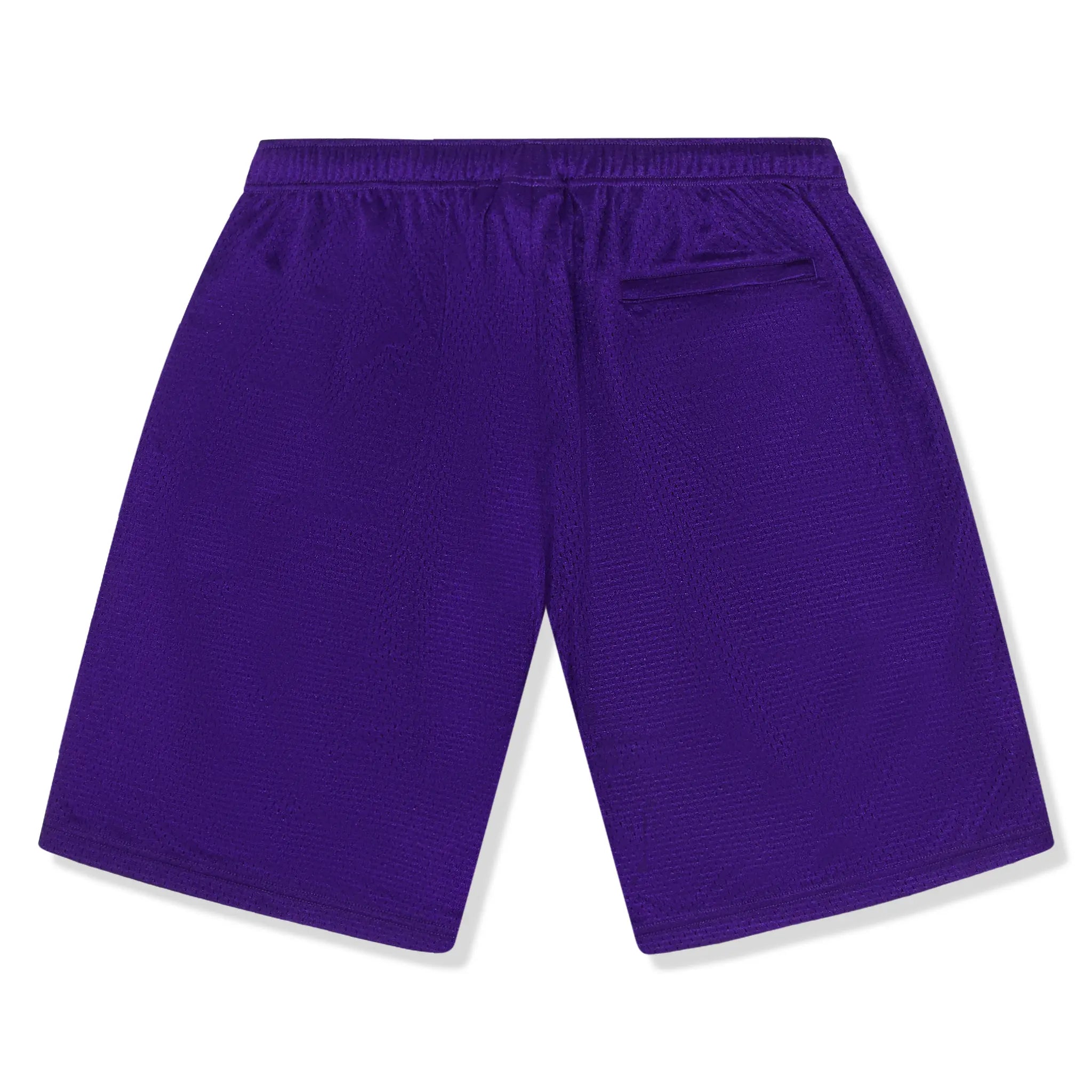 Supreme Small Box Baggy Mesh Purple Shorts (SS25) - view 2