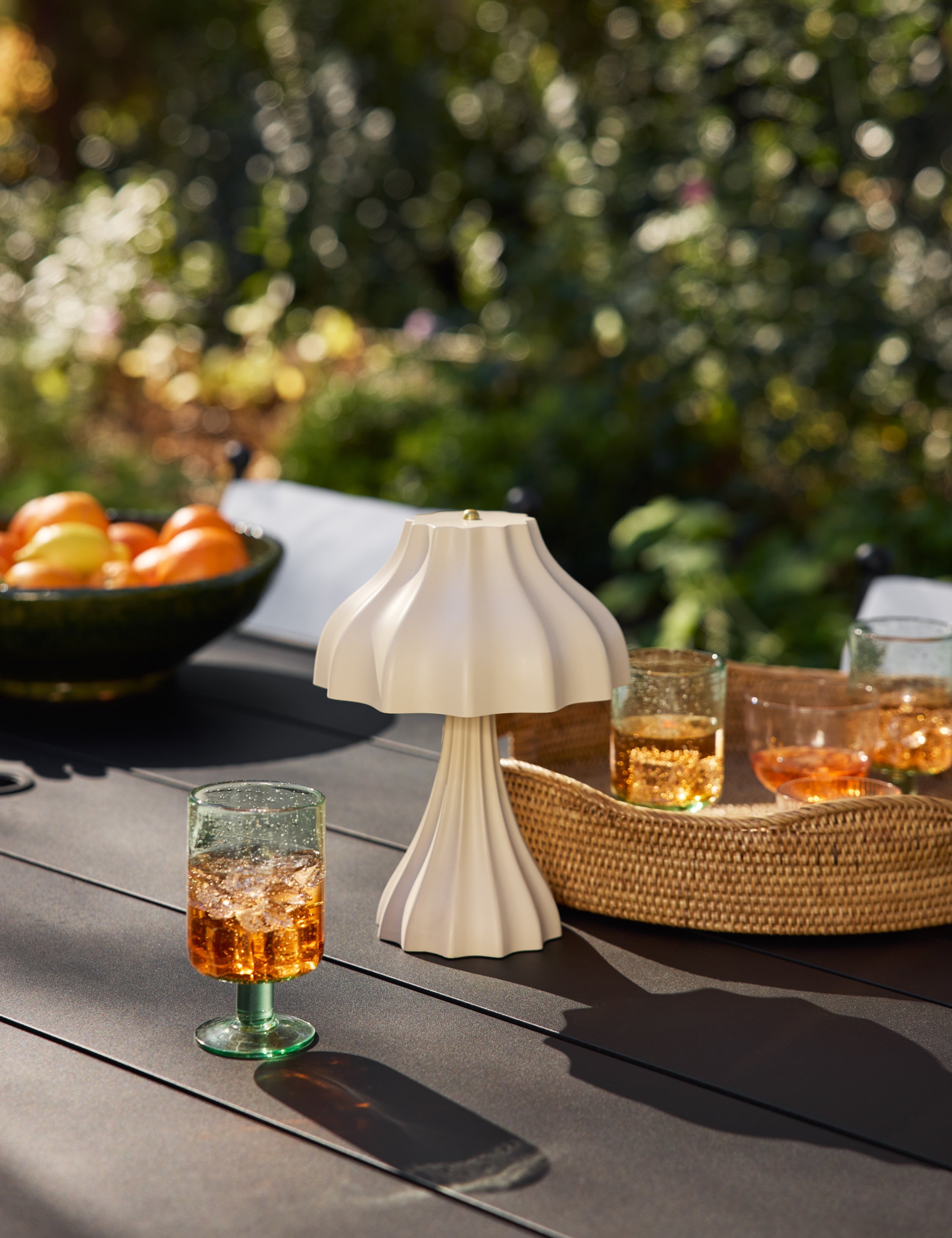 Lulu and Georgia Cading Outdoor Cordless Table Lamp - view 2