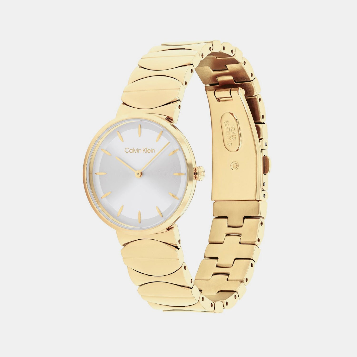 Calvin Klein Ck Enchant Women Quartz Silver Dial Analog Stainless Steel Watch 25100043 - view 2