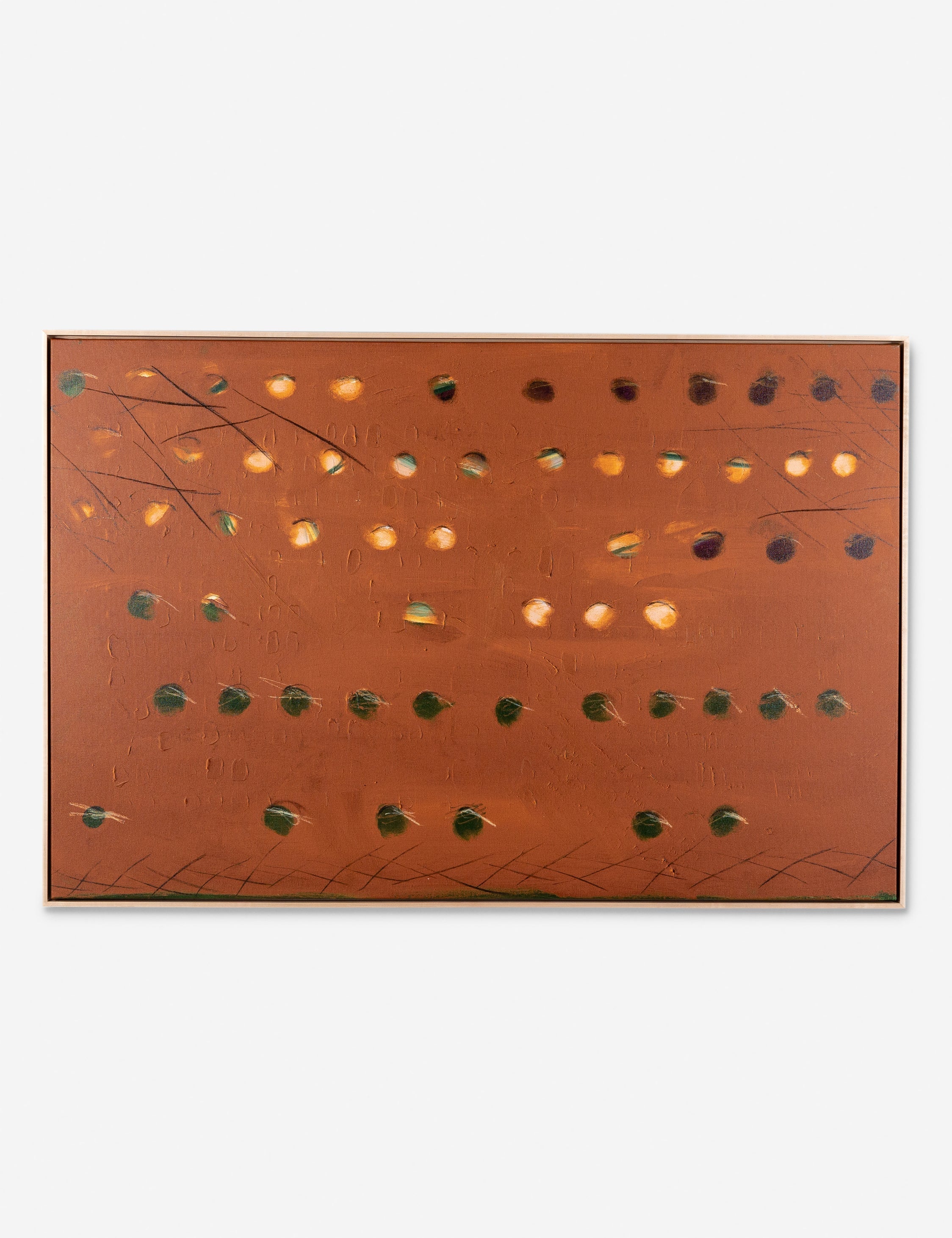Lulu and Georgia X Spot Rust Wall Art by Jamie Beckwith
