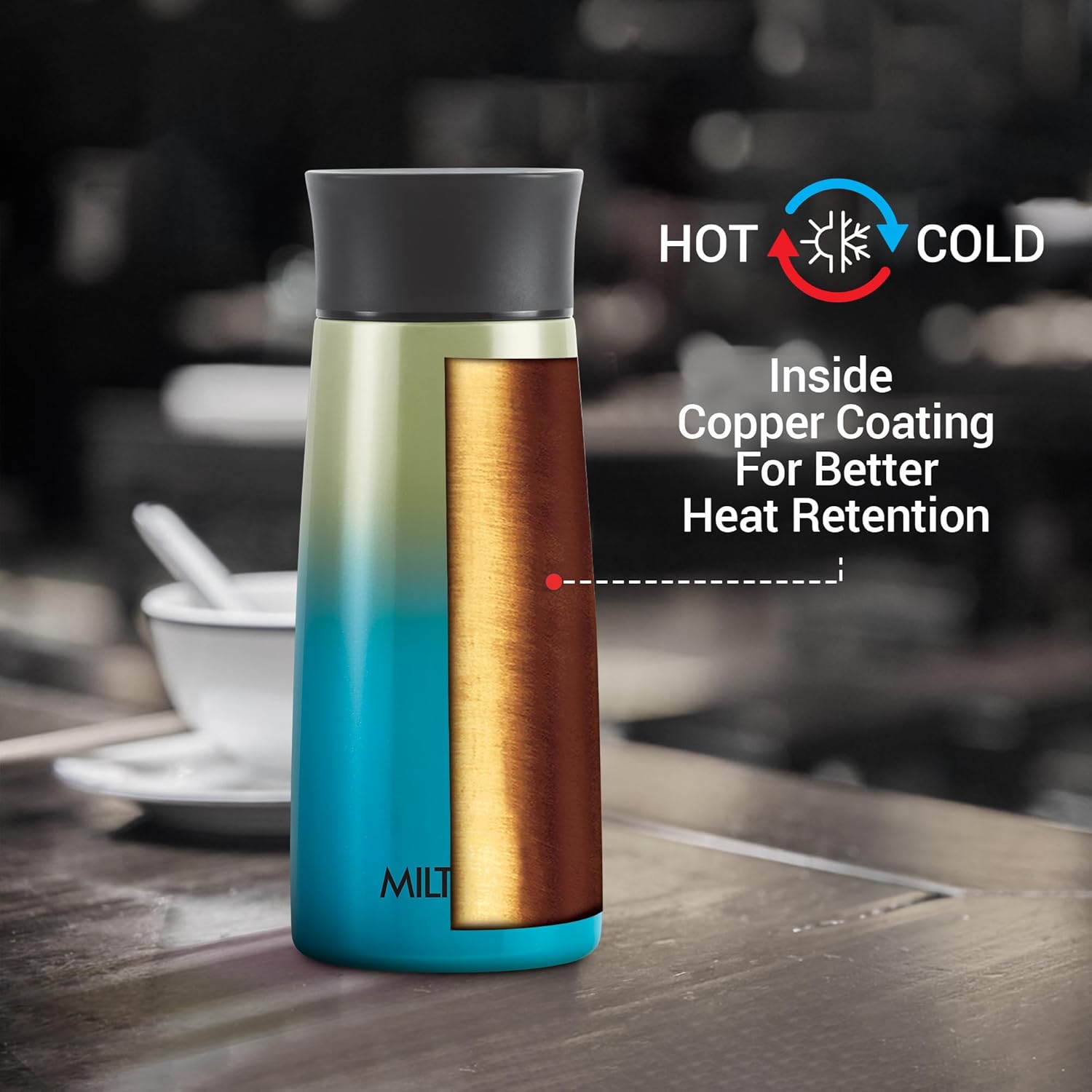 Milton Spectra 370 Thermosteel Hot and Cold Flask | 1 Pc - view 2