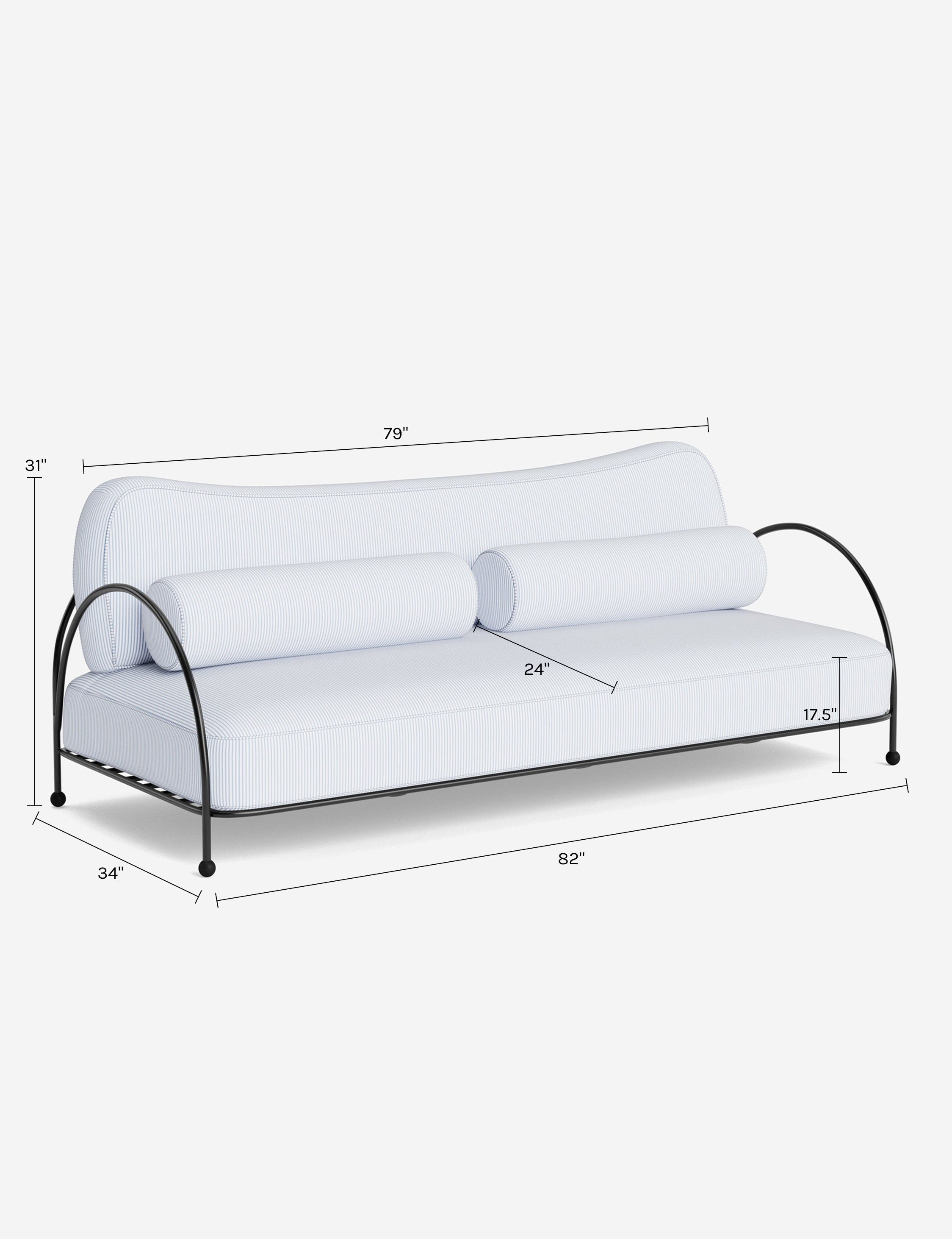 Lulu and Georgia Lanata Outdoor Sofa - view 85