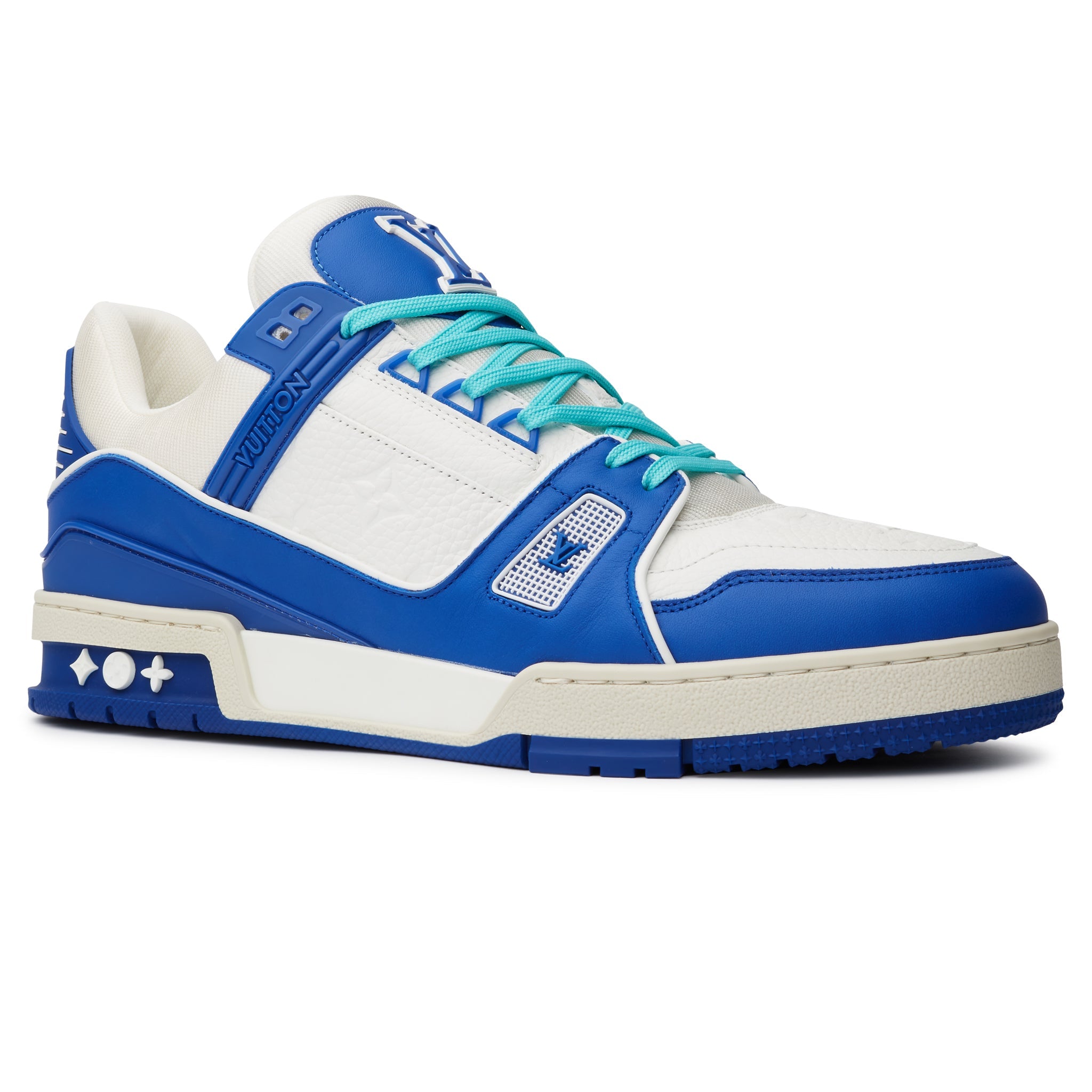 Louis Vuitton LV Trainer White Blue Sneaker - view 2