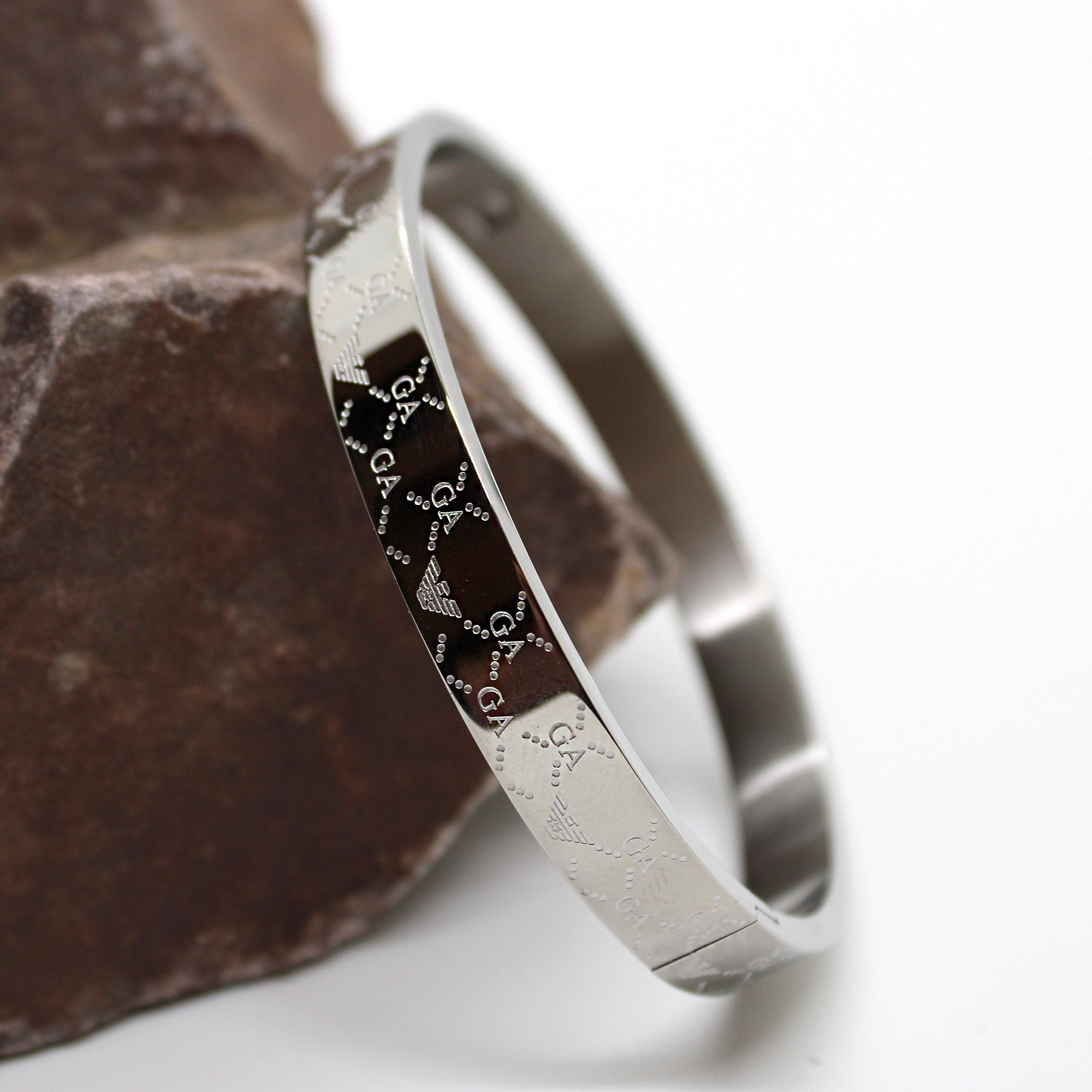 Branta Eagle Cross Luxury Silver Men's Bracelet - view 2