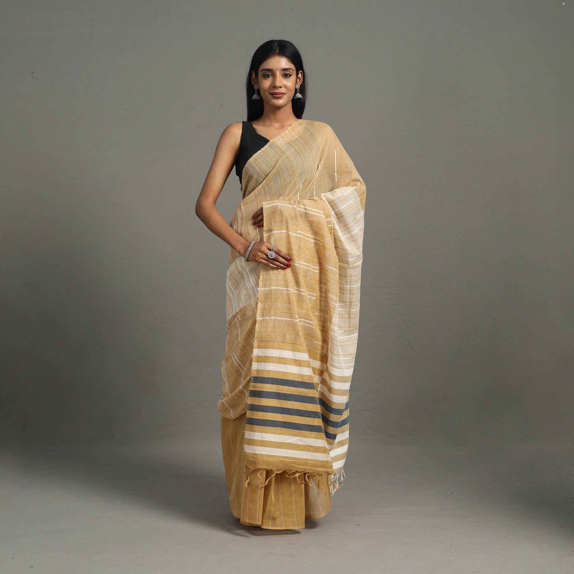 CHITRIKA Stripes Cotton Handloom Saree 29 – Women's