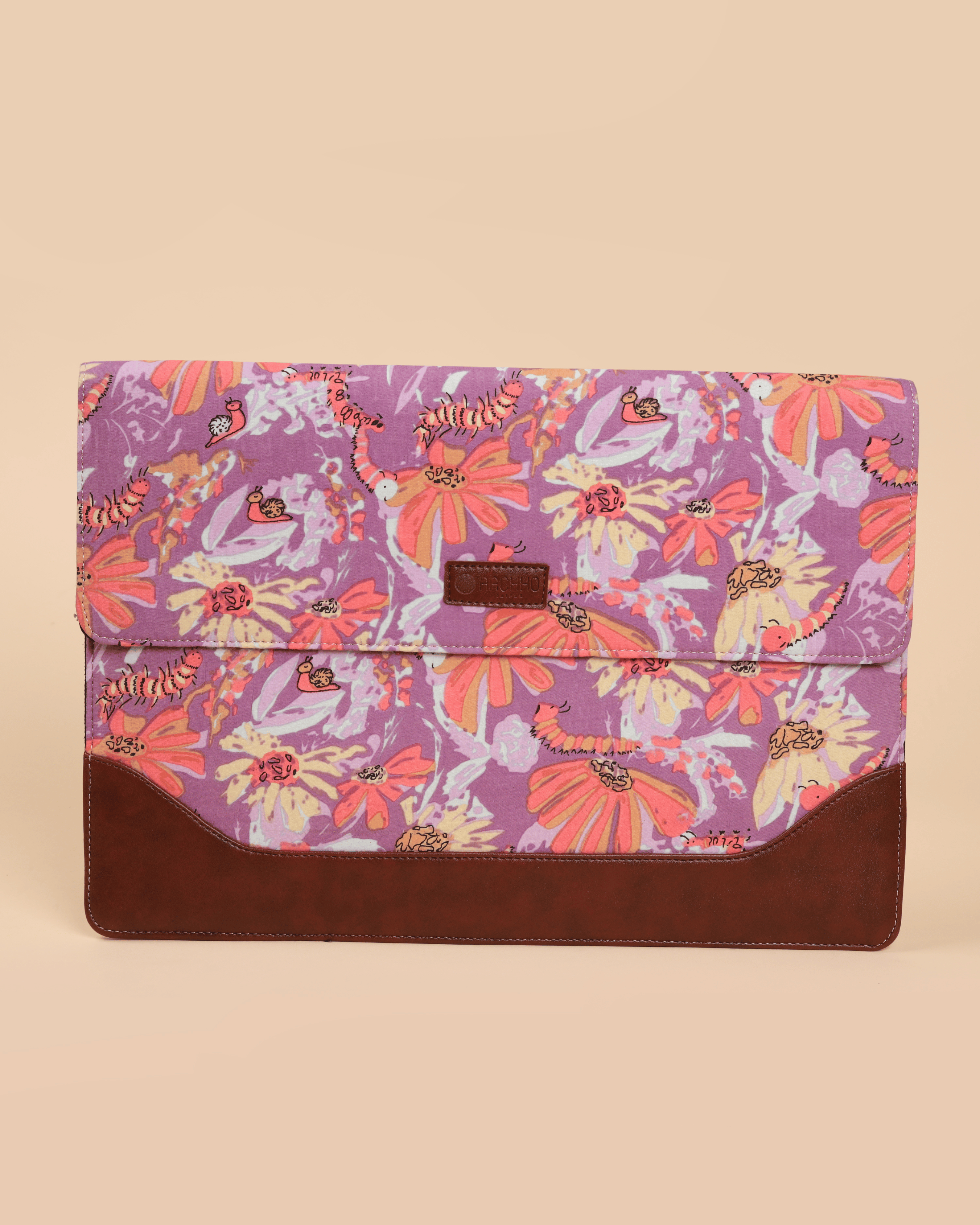 Aachho Radiant Orchids Laptop Sleeve