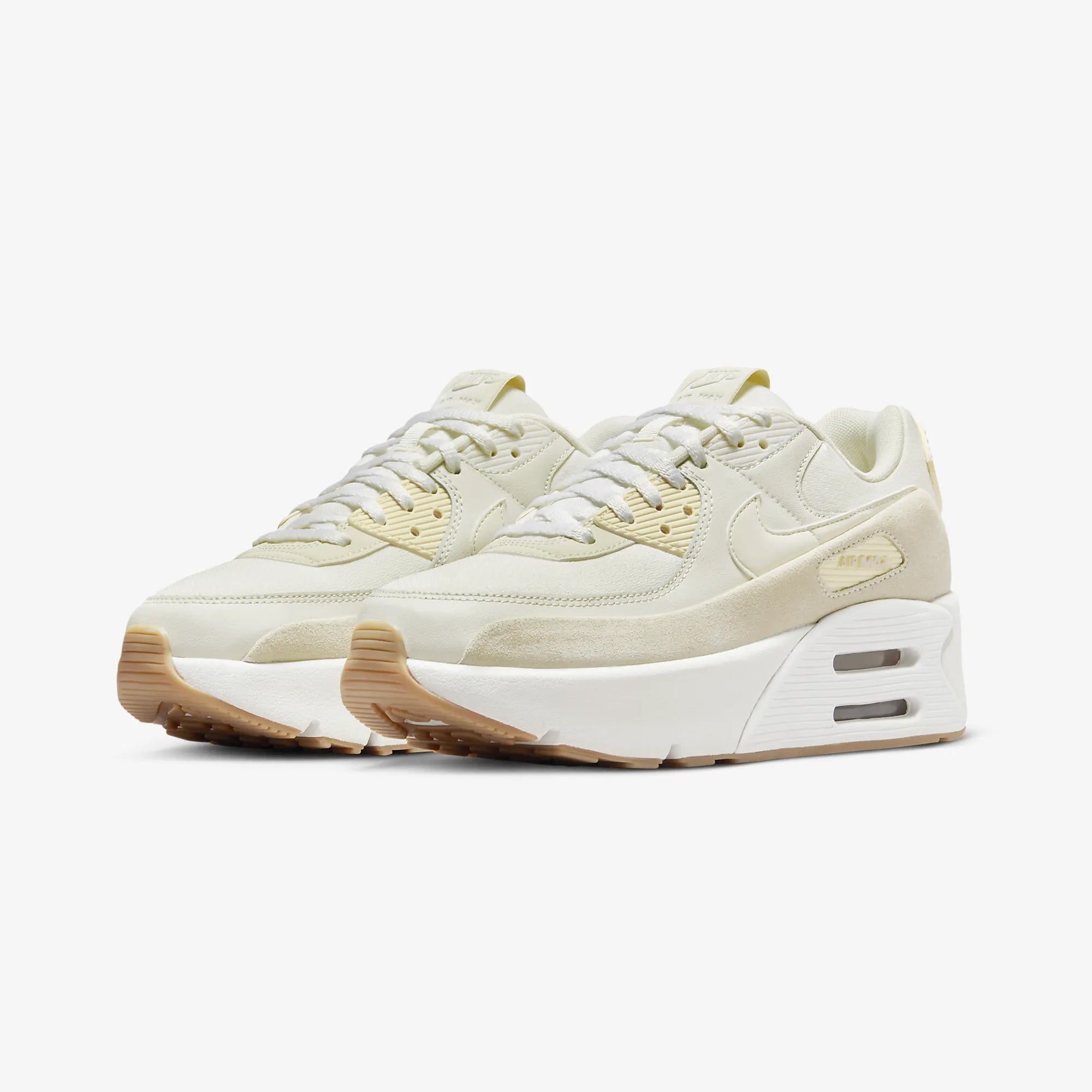 Nike | Air Max 90 Lv8 { Sail/sail-phantom-lt Orewood Brn - view 2